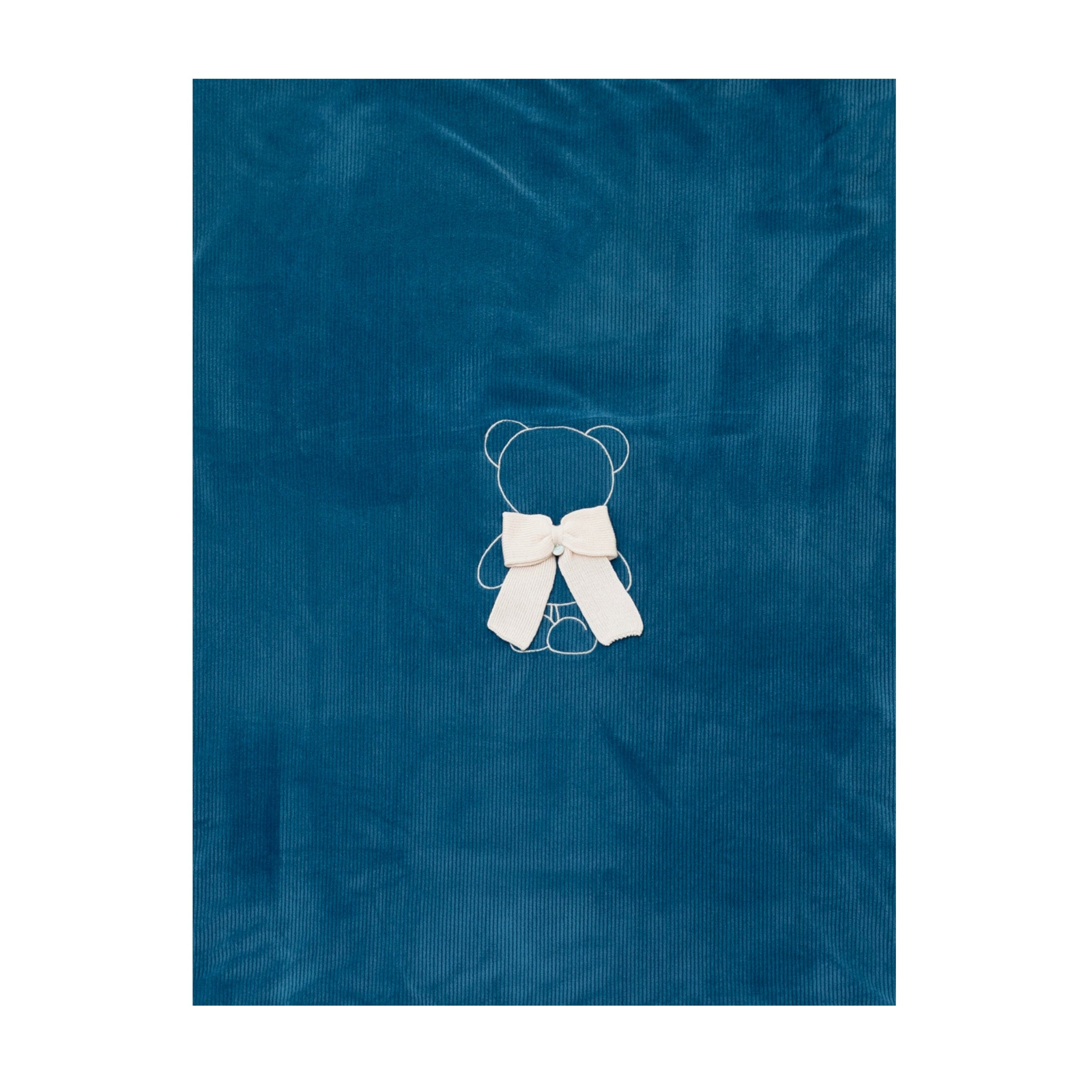 Coperta Imbottita Neonato Cotone 100% Zaffiro IN5981/Z