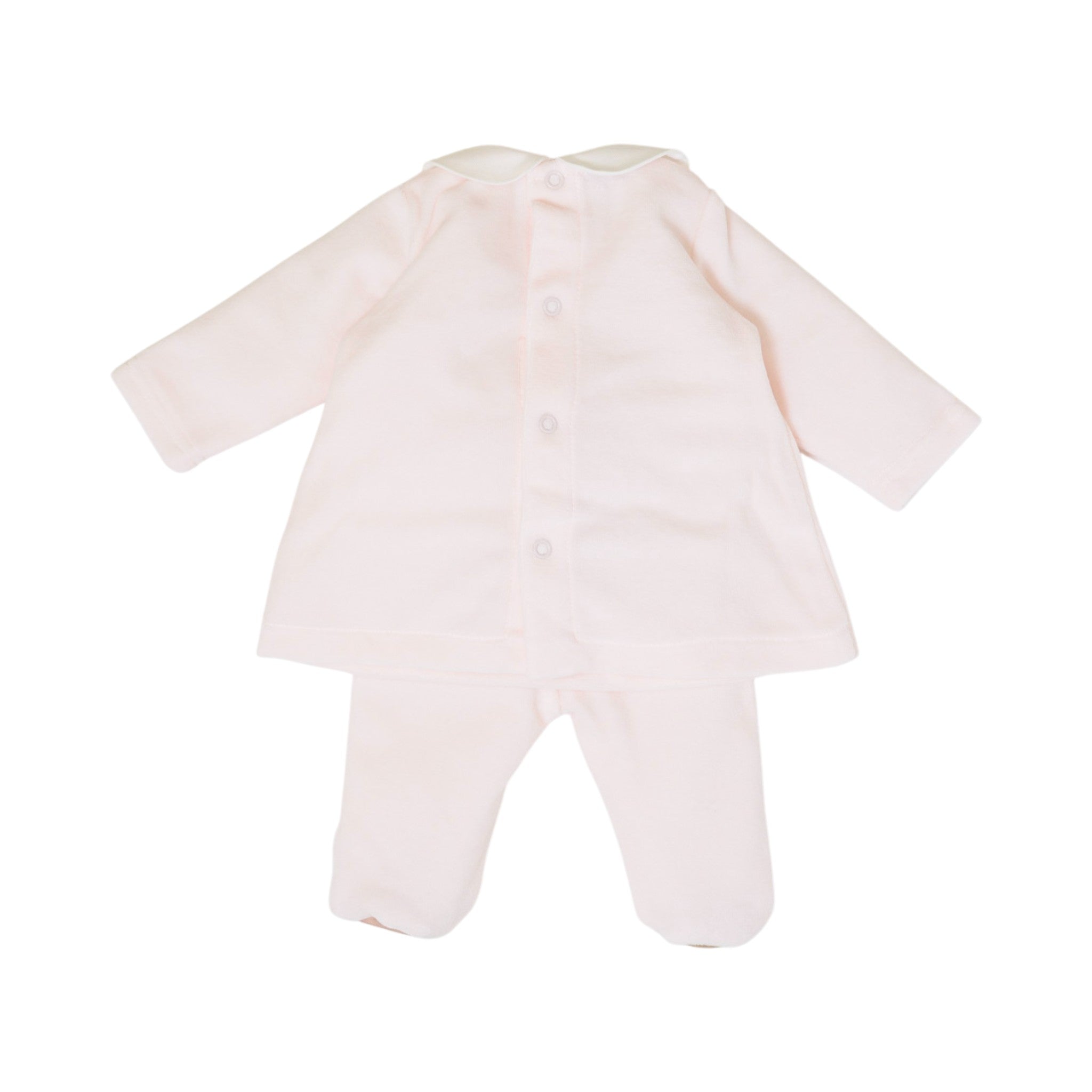 Completo Nascita Neonata Lana Vergine Rosa Tabacco - MARLÙ IN7017/R