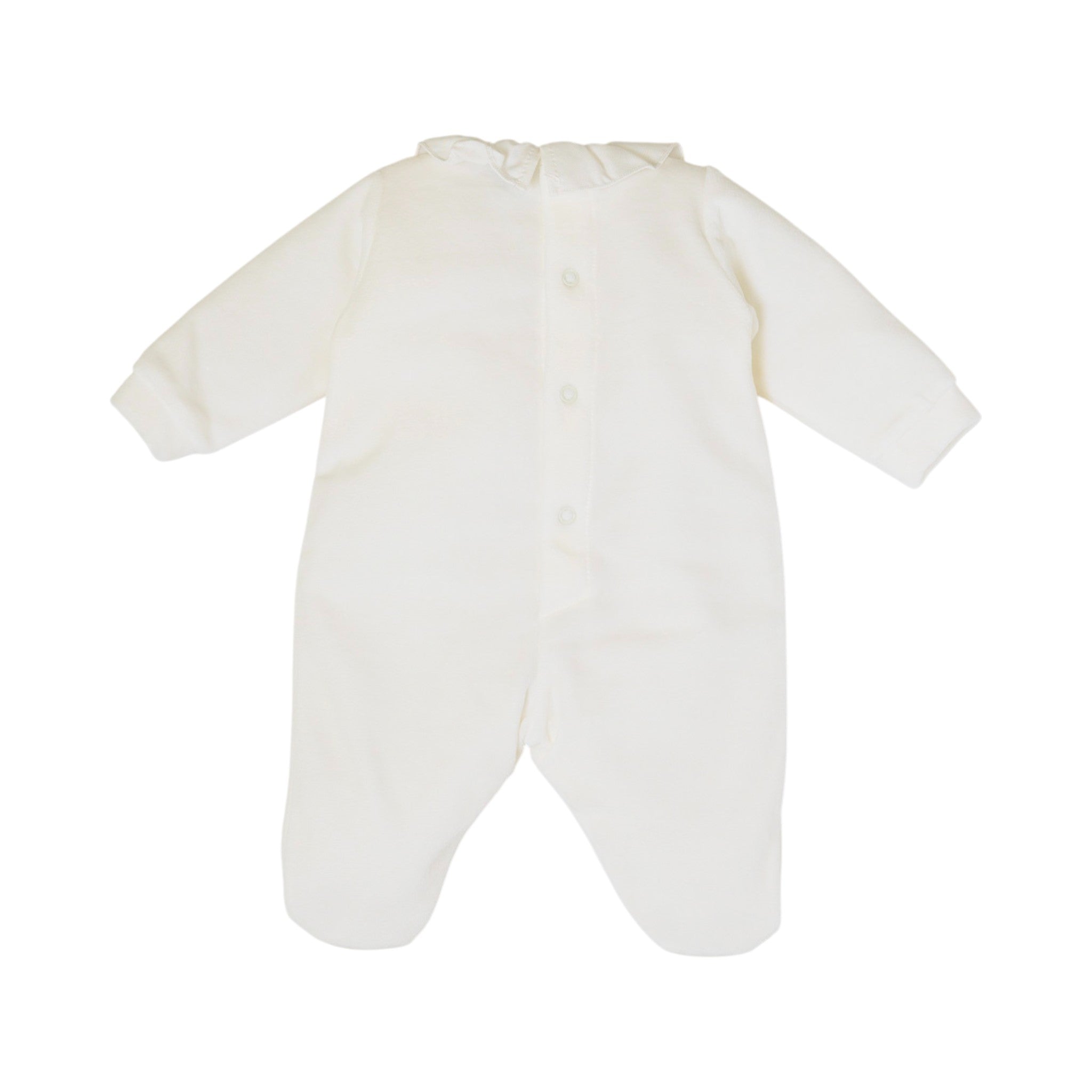 Tutina Neonata Lana Vergine 100% Vaniglia Tortora IN2414/V