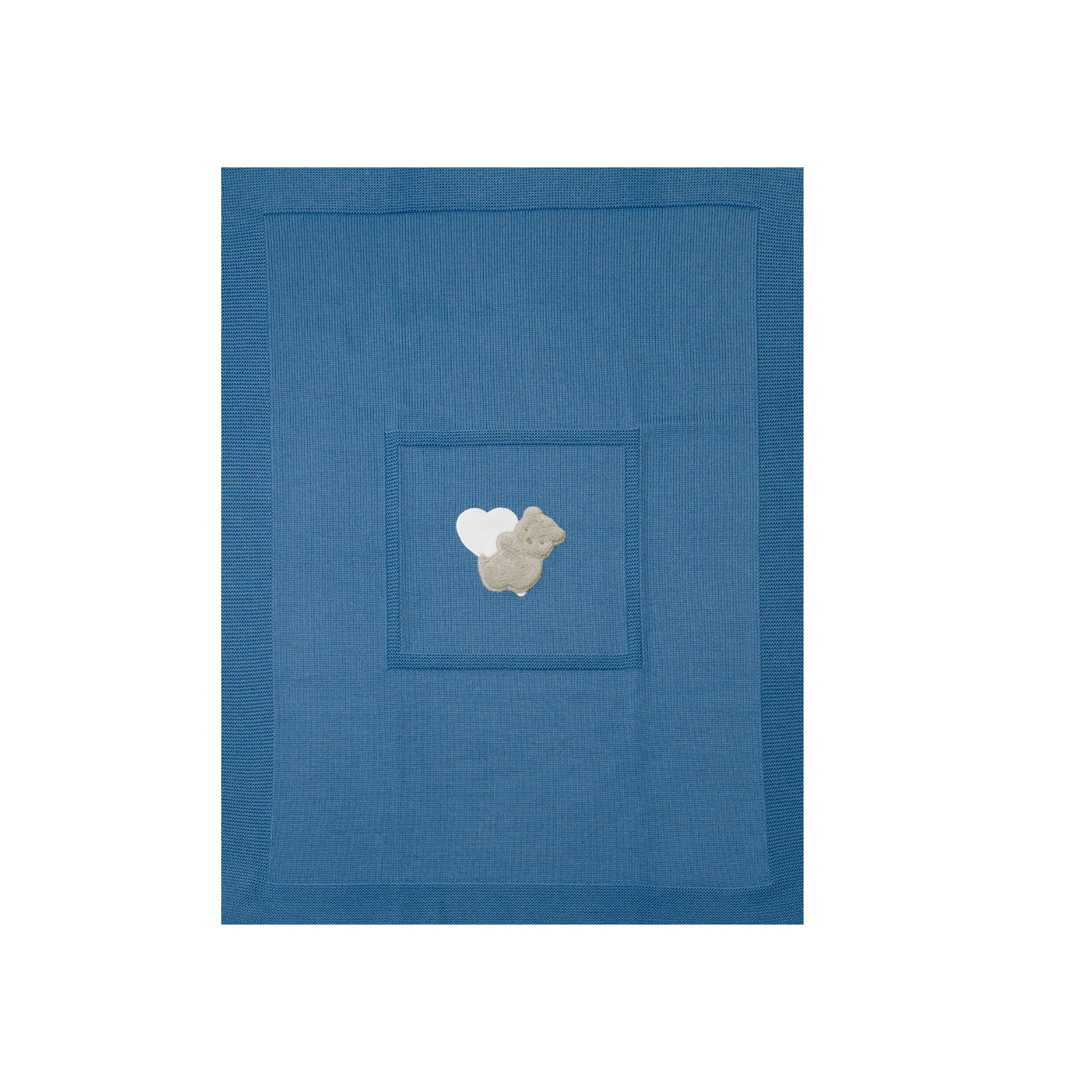 Coperta Teddy Love Neonato BLU TEDDY LOVE 133/I