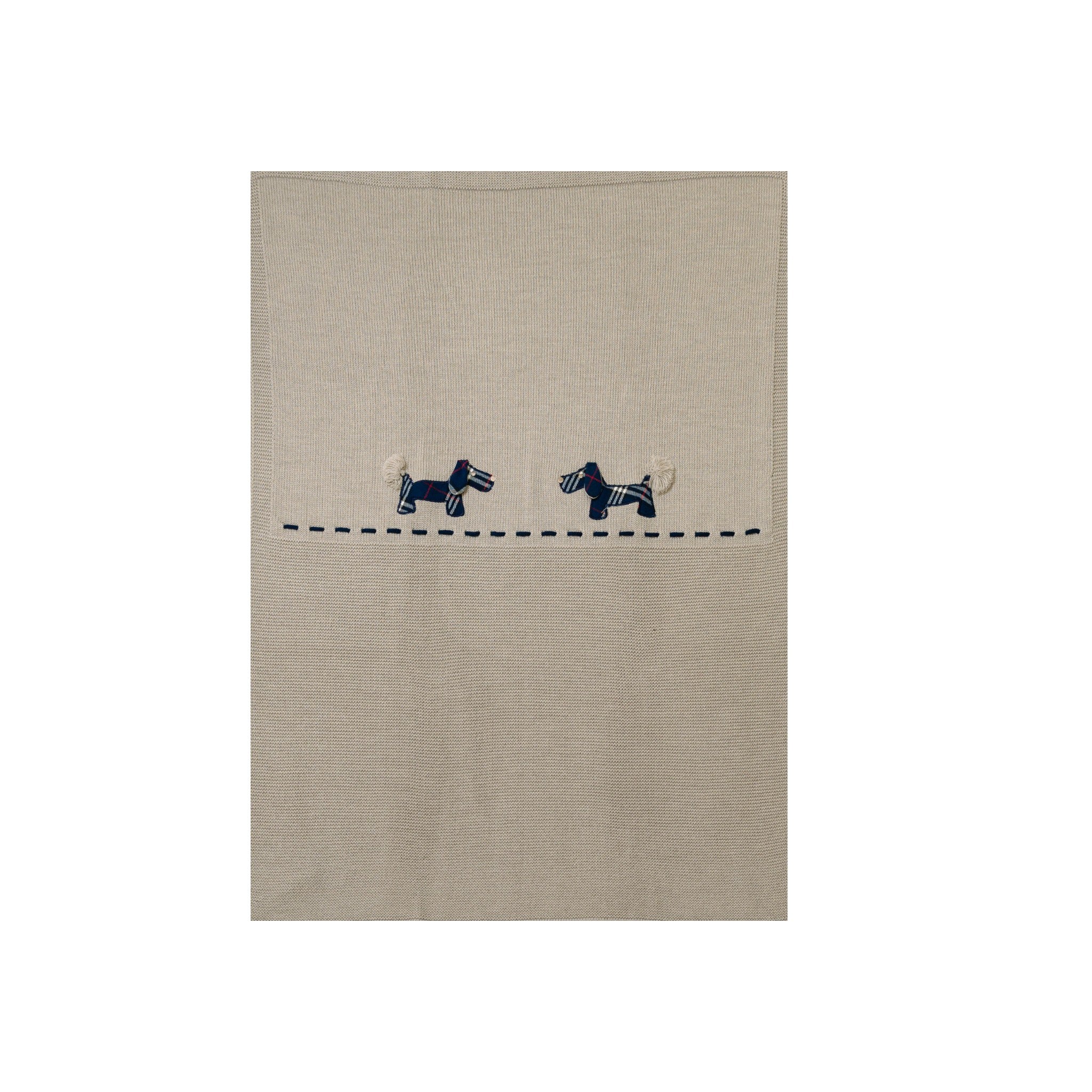 Coperta Little Dog Neonato BLU LITTLE DOG 140