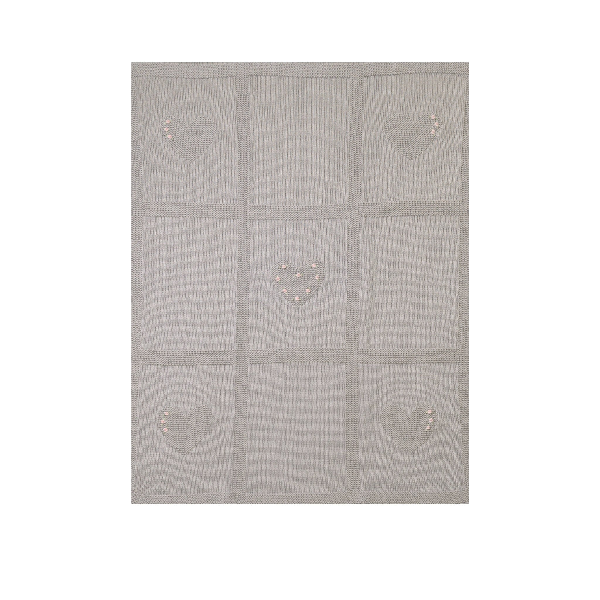 Coperta Love Flower Neonata TORTORA LOVE FLOWER 143/T