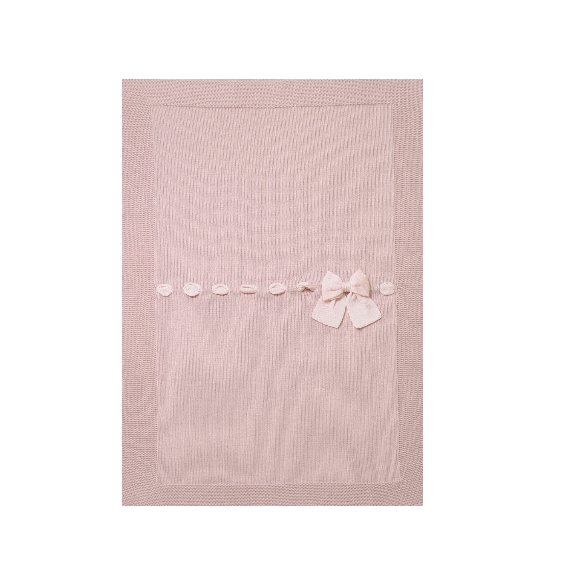 Coperta Fiocco Romantico Pura Lana BABY LORD 100