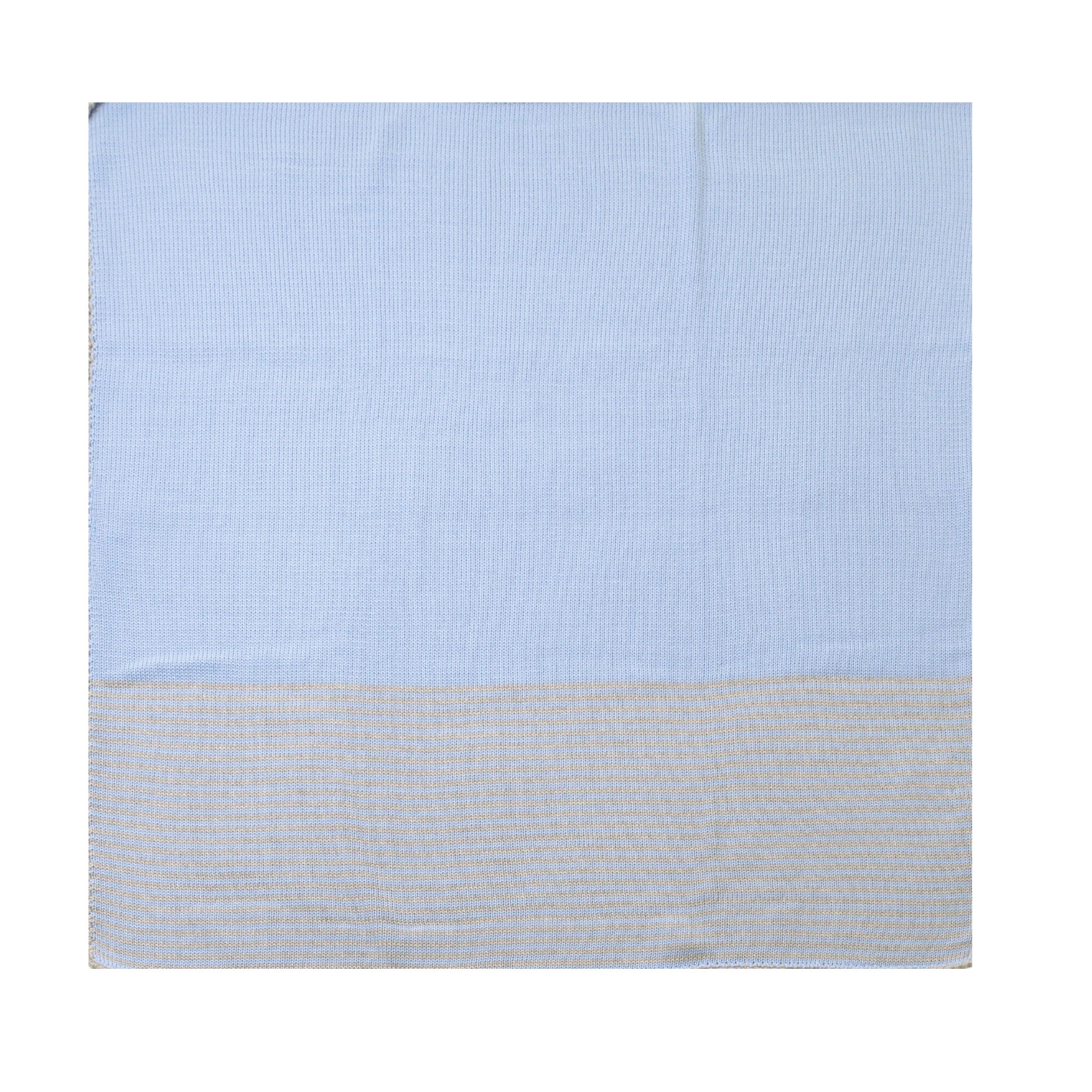 Coperta Neonato CIELO Righe Grigio LE DODO' - Made in Italy E90-5003