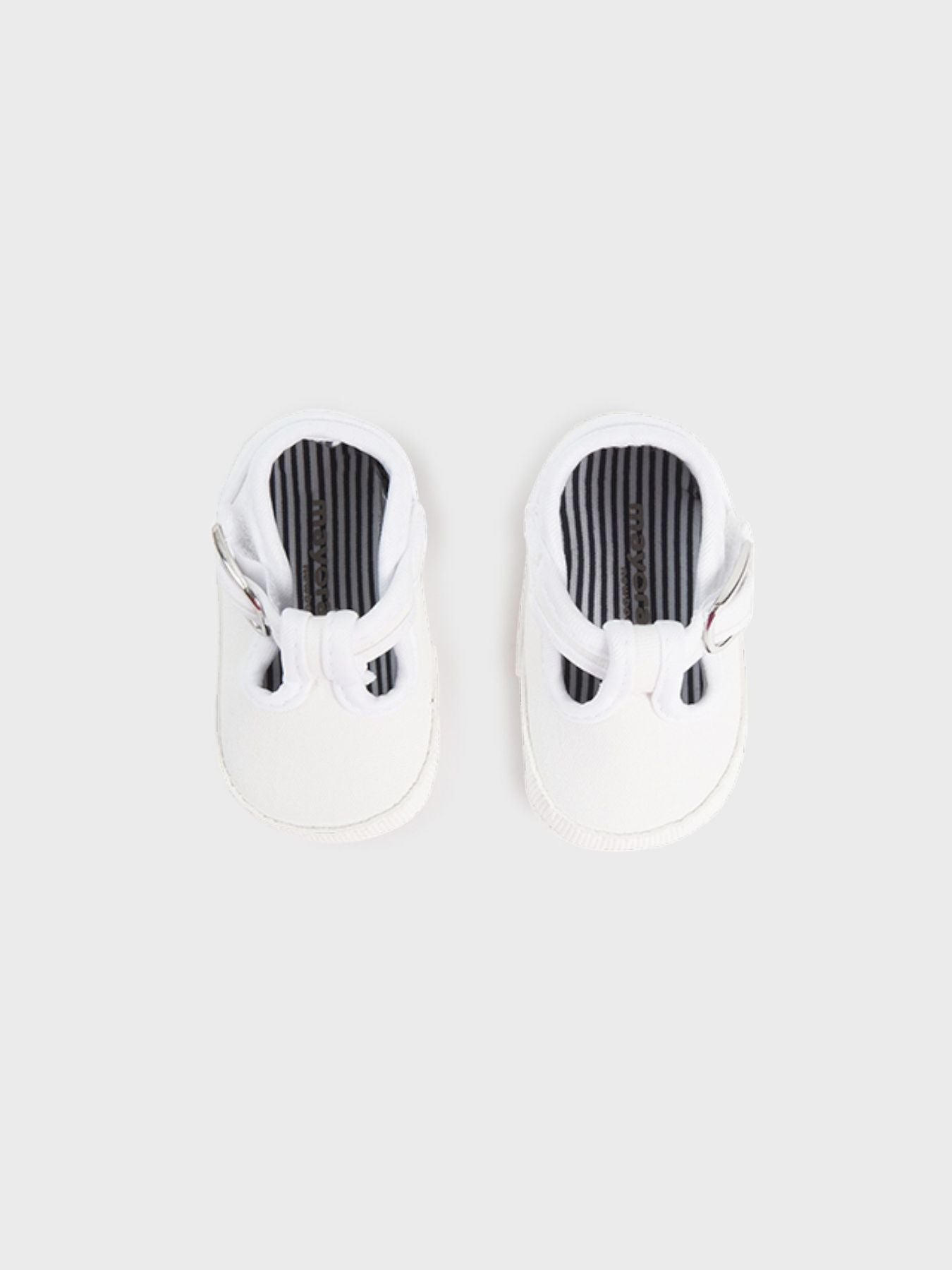Scarpetta in tela Bimbo BIANCO 9731/B - NANU' BABY