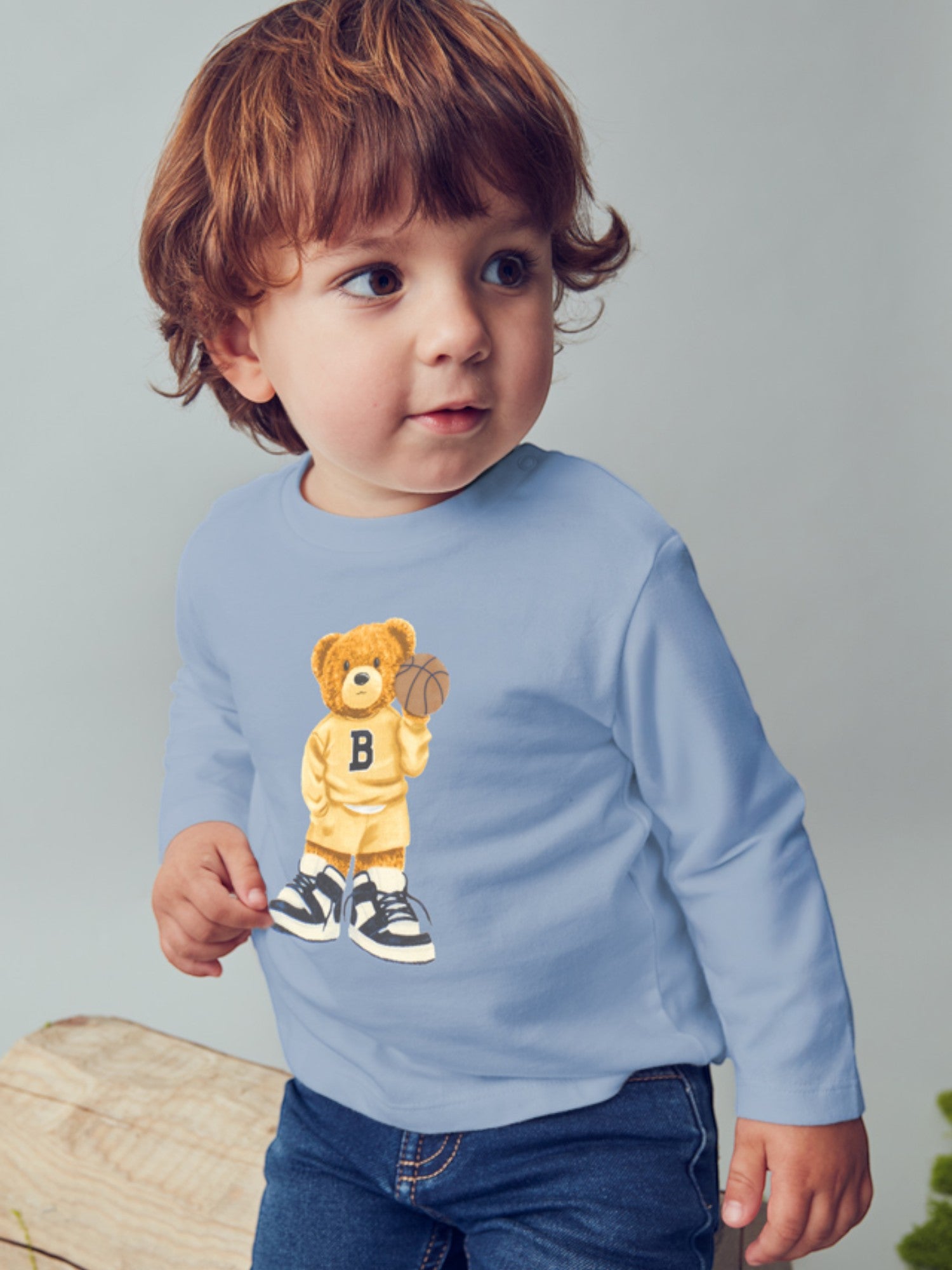 Maglietta m/l orso Bimbo AZZURRO 2058/83
