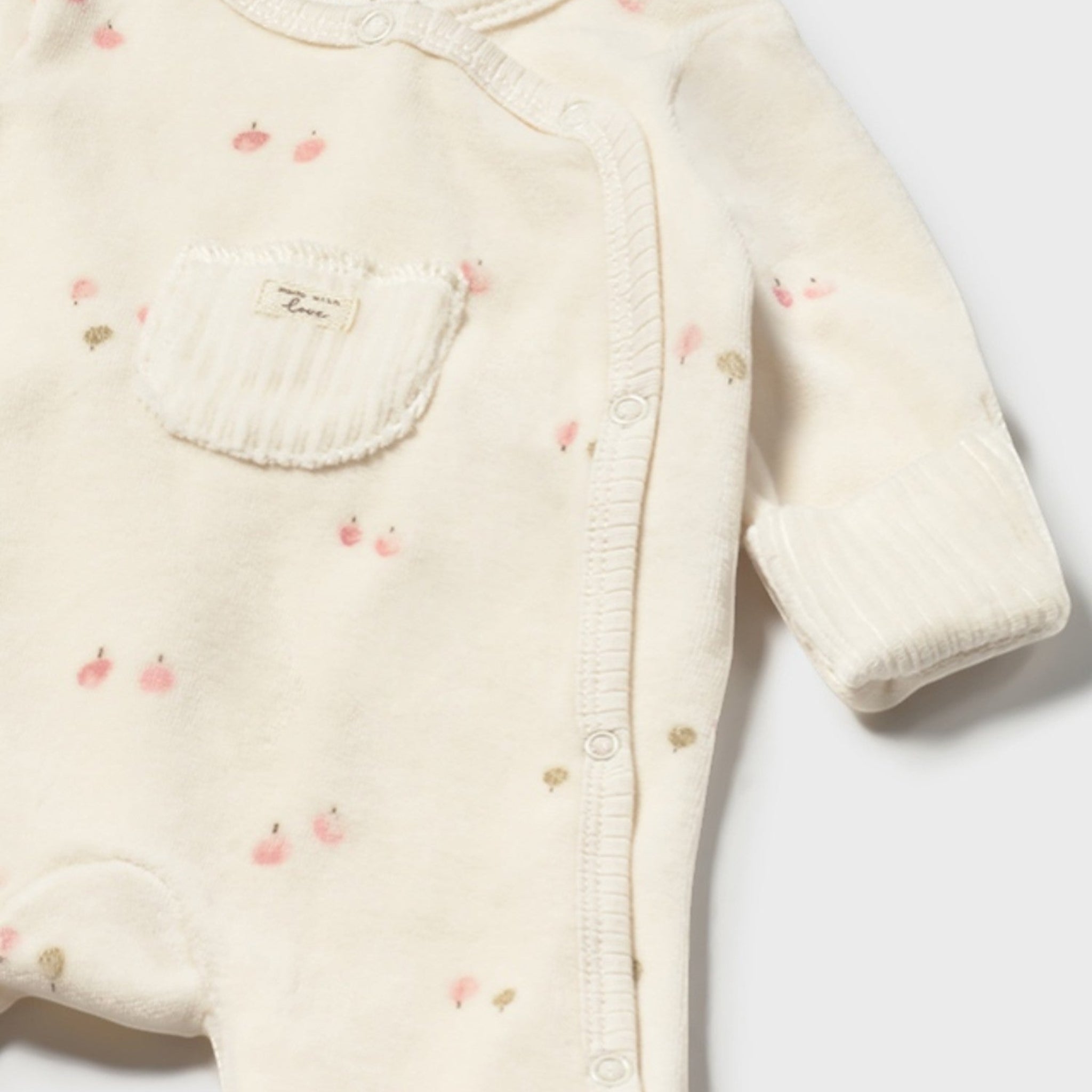 Pagliaccetto ciniglia Neonata Beige 2729/41
