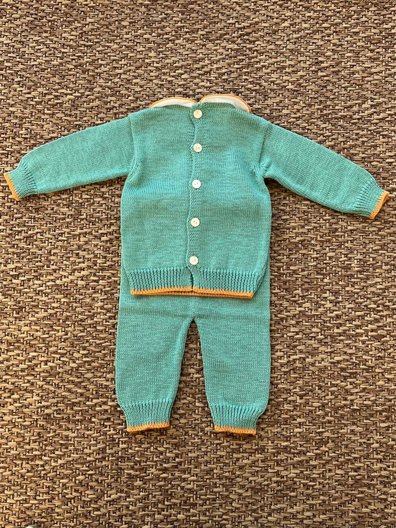 Completo nascita Neonato VERDE CETIN/CN-V - NANU' BABY