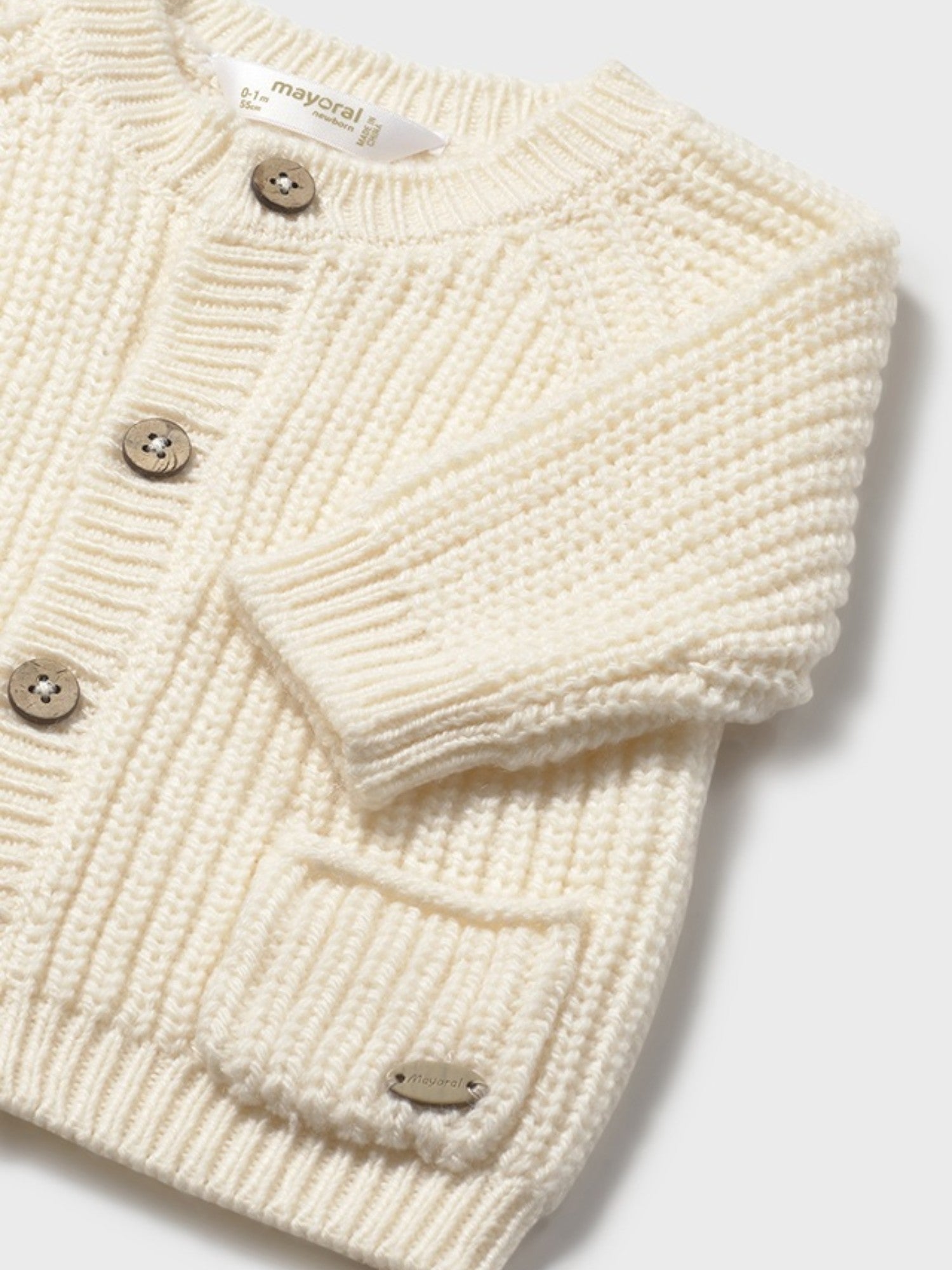 Cardigan Bimbo Beige Tricot Mayoral 2339/88 - NANÙ BABY - NANU' BABY