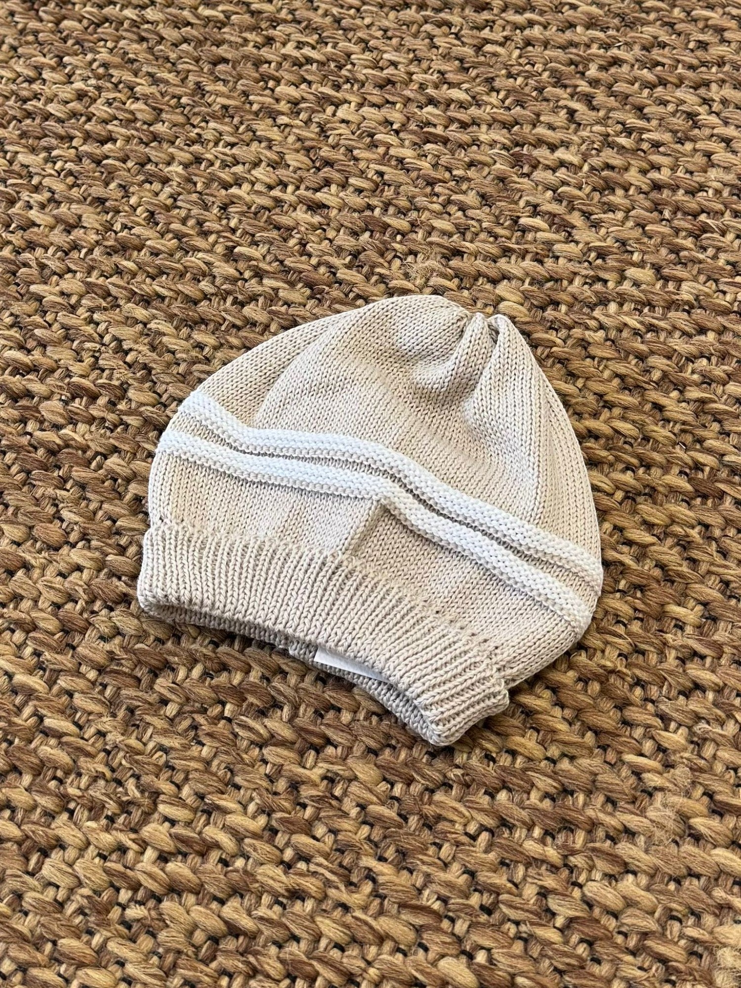 Cuffia Neonato BIANCO CA66/3001 - NANU' BABY