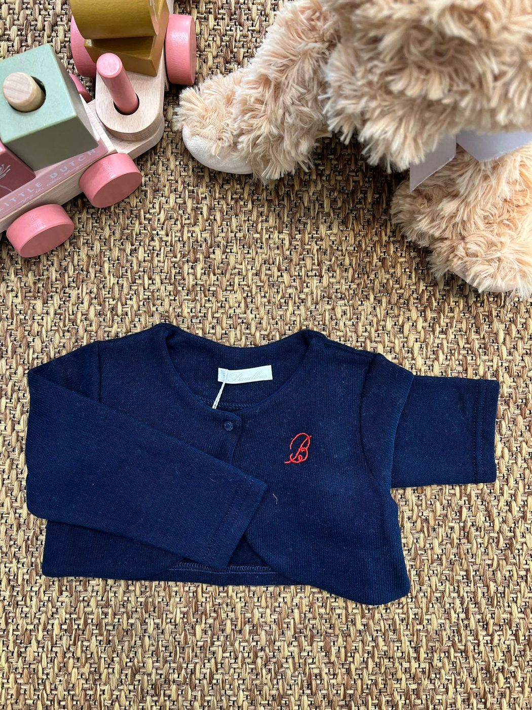 Cardigan caldo cotone Bimba BLU 6893 - NANU' BABY