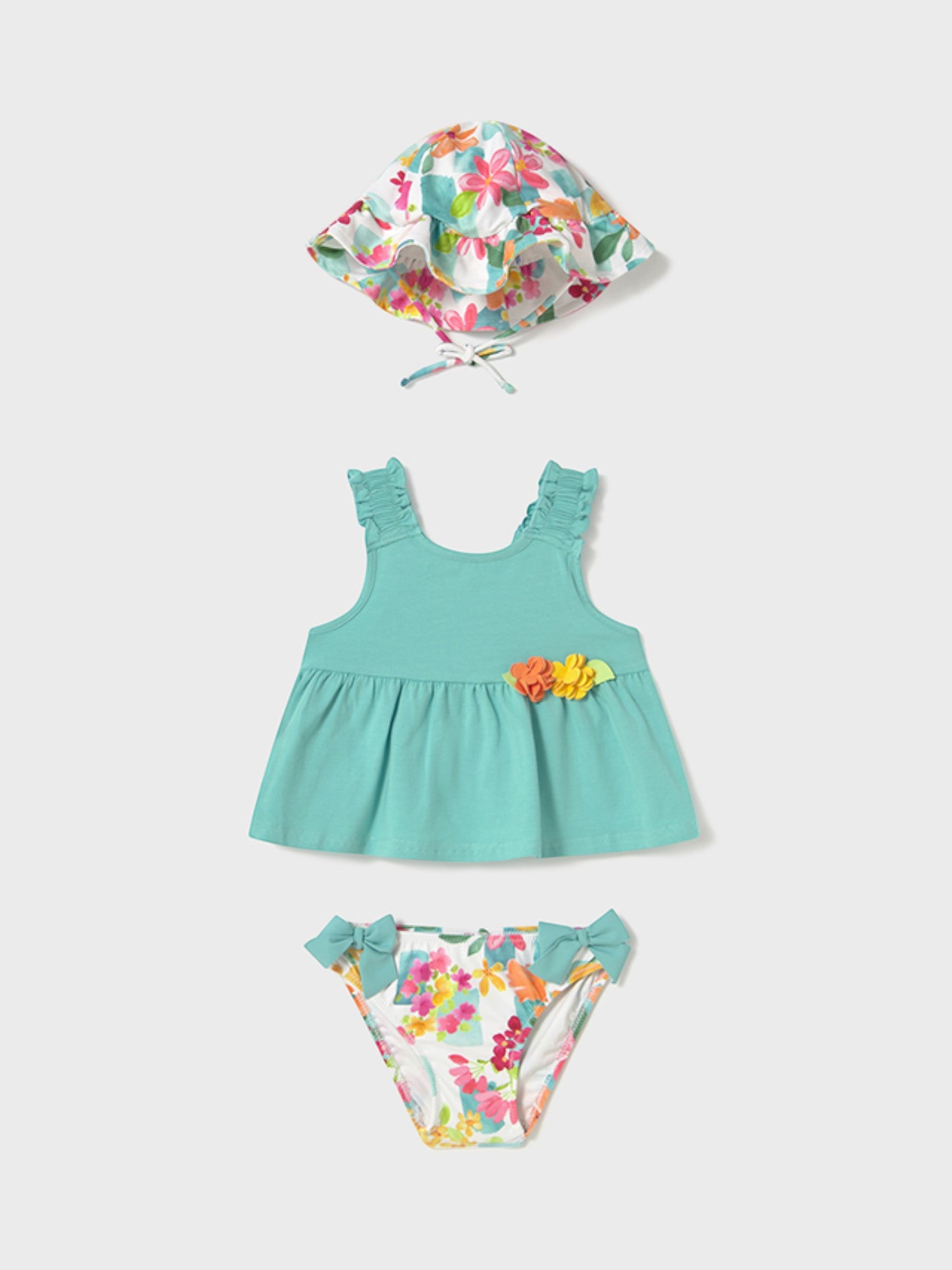 Compl. mare 3 pezzi Bimba TURCHESE 1641/71 - NANU' BABY