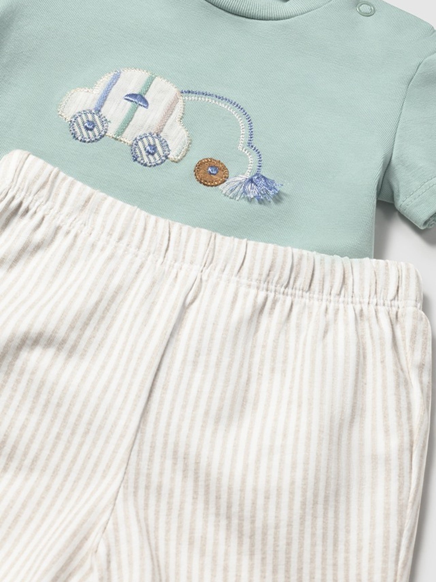 Completo punto 4 pezzi Bimbo VERDE 1609 /V - NANU' BABY