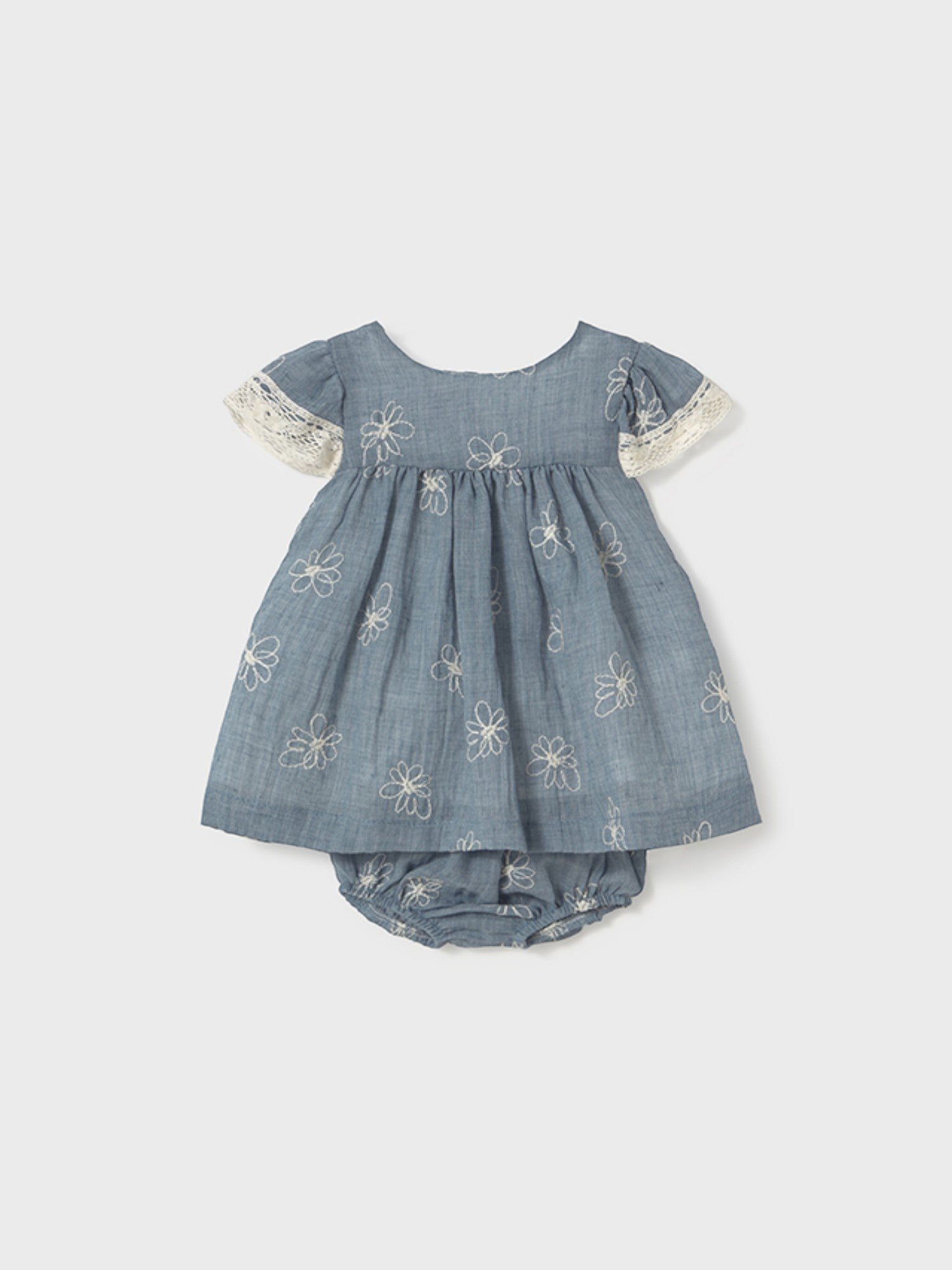 Abito e culotte Bimba JEANS 1848 /J - NANU' BABY