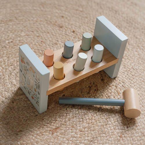 Panca martellante - Amici della foresta MULTICOLORE LD7246 - NANU' BABY
