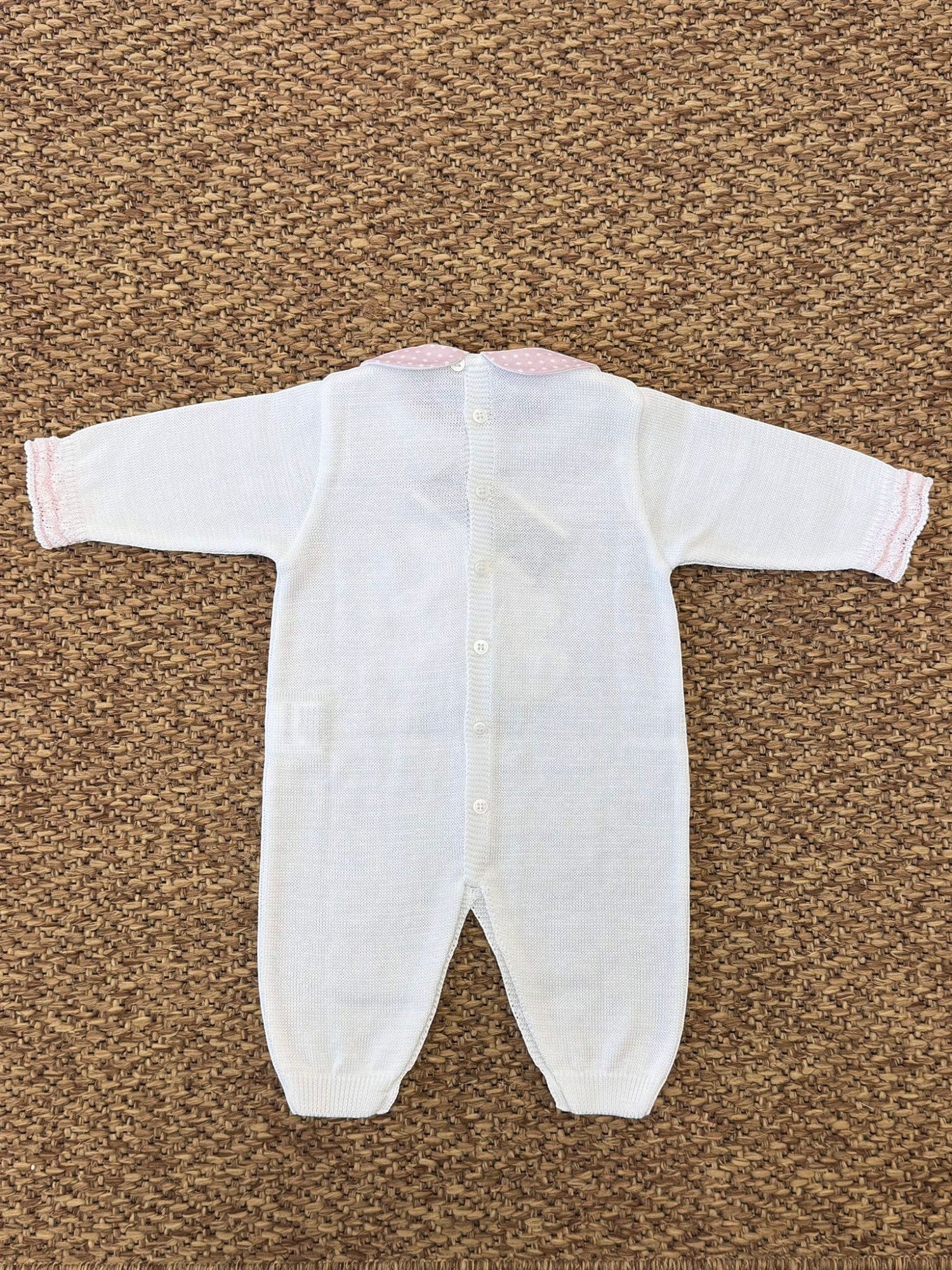 Tutina Neonata BIANCO EB1010 - NANU' BABY