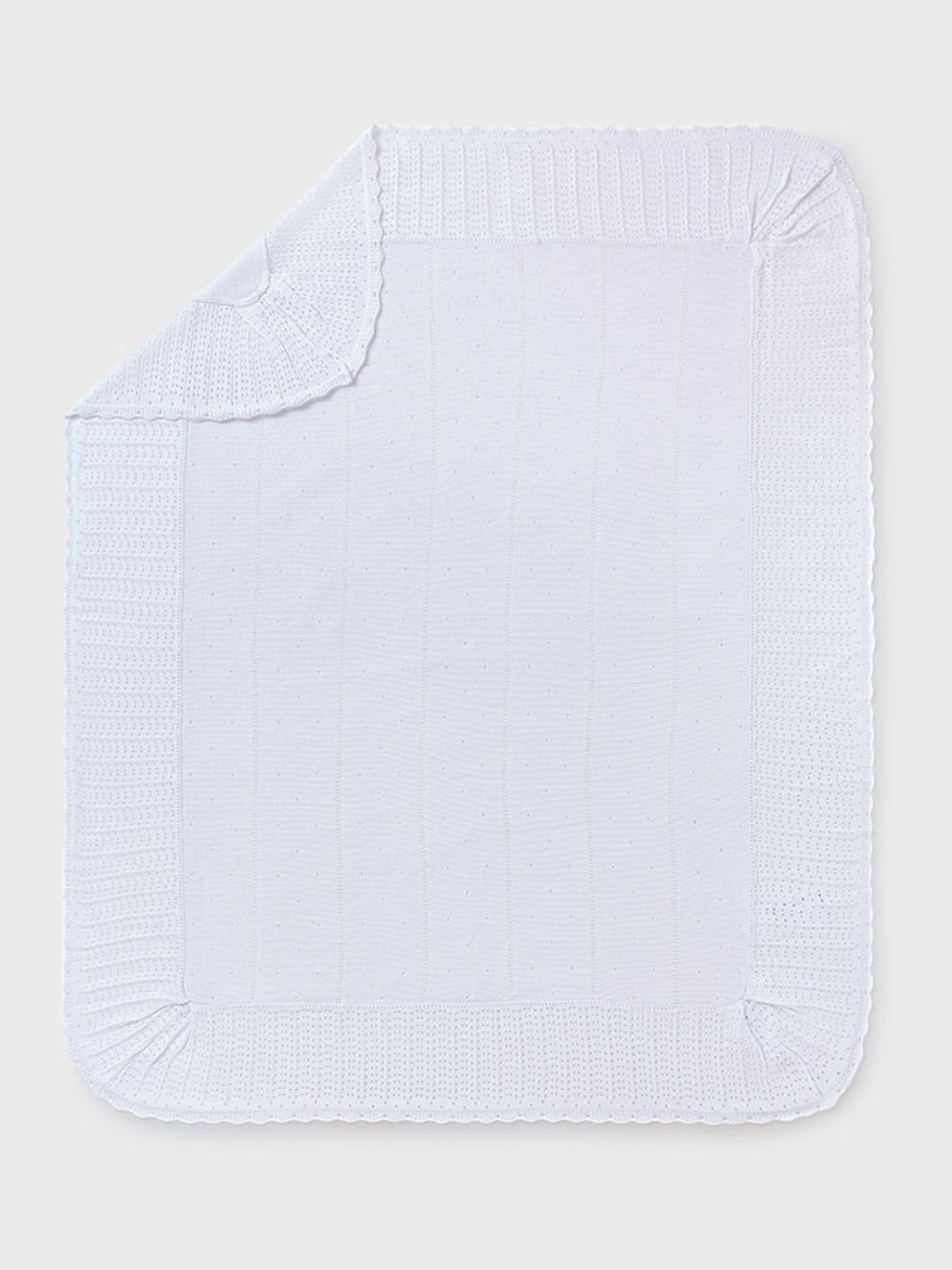 Copertina blonda Neonata BIANCO 9853 /B - NANU' BABY