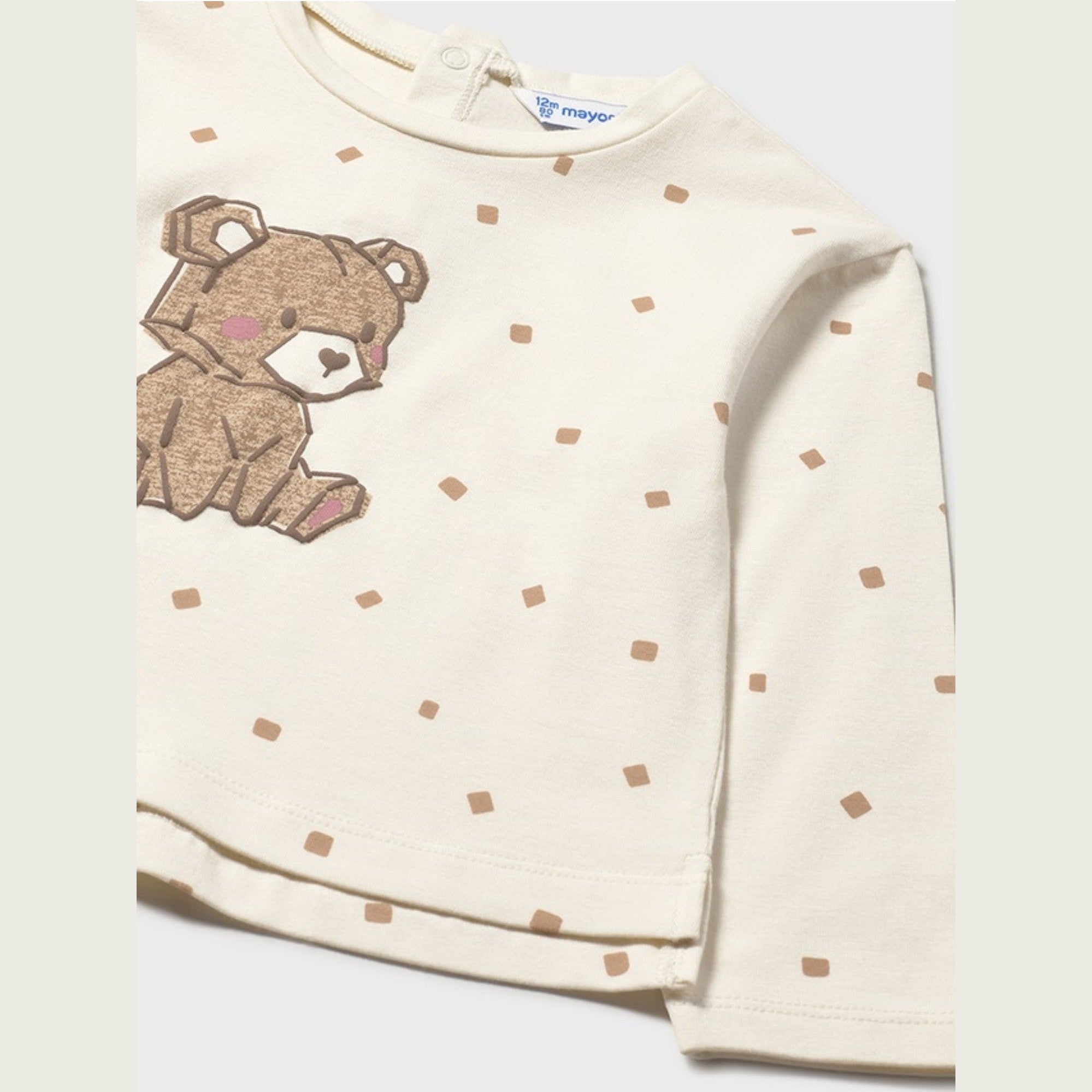 Maglietta m/l stampata Bimba PANNA 2077/83 - NANU' BABY