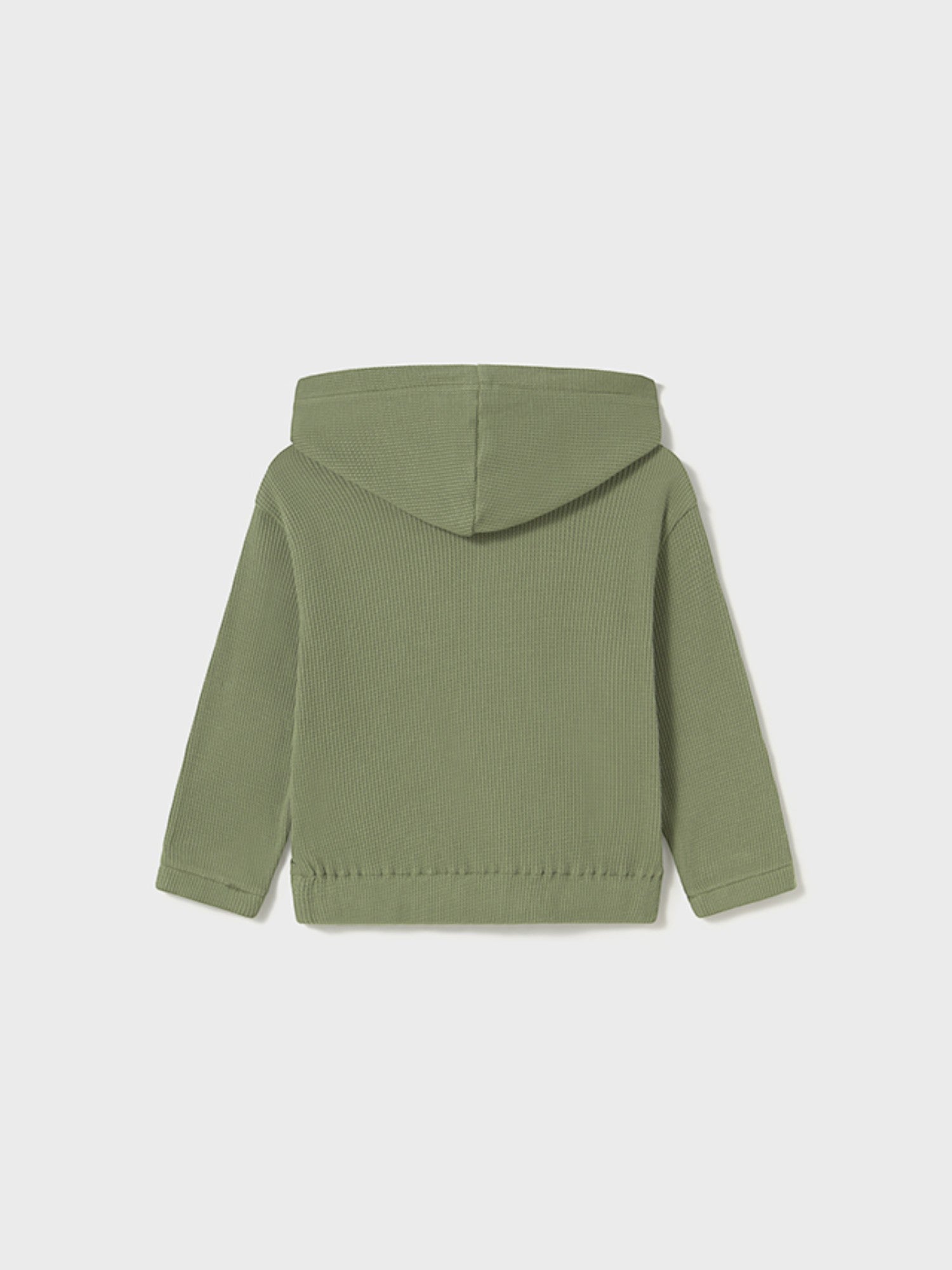 Felpa cappuccio a rilievo Bimbo VERDE 1472/69 - NANU' BABY