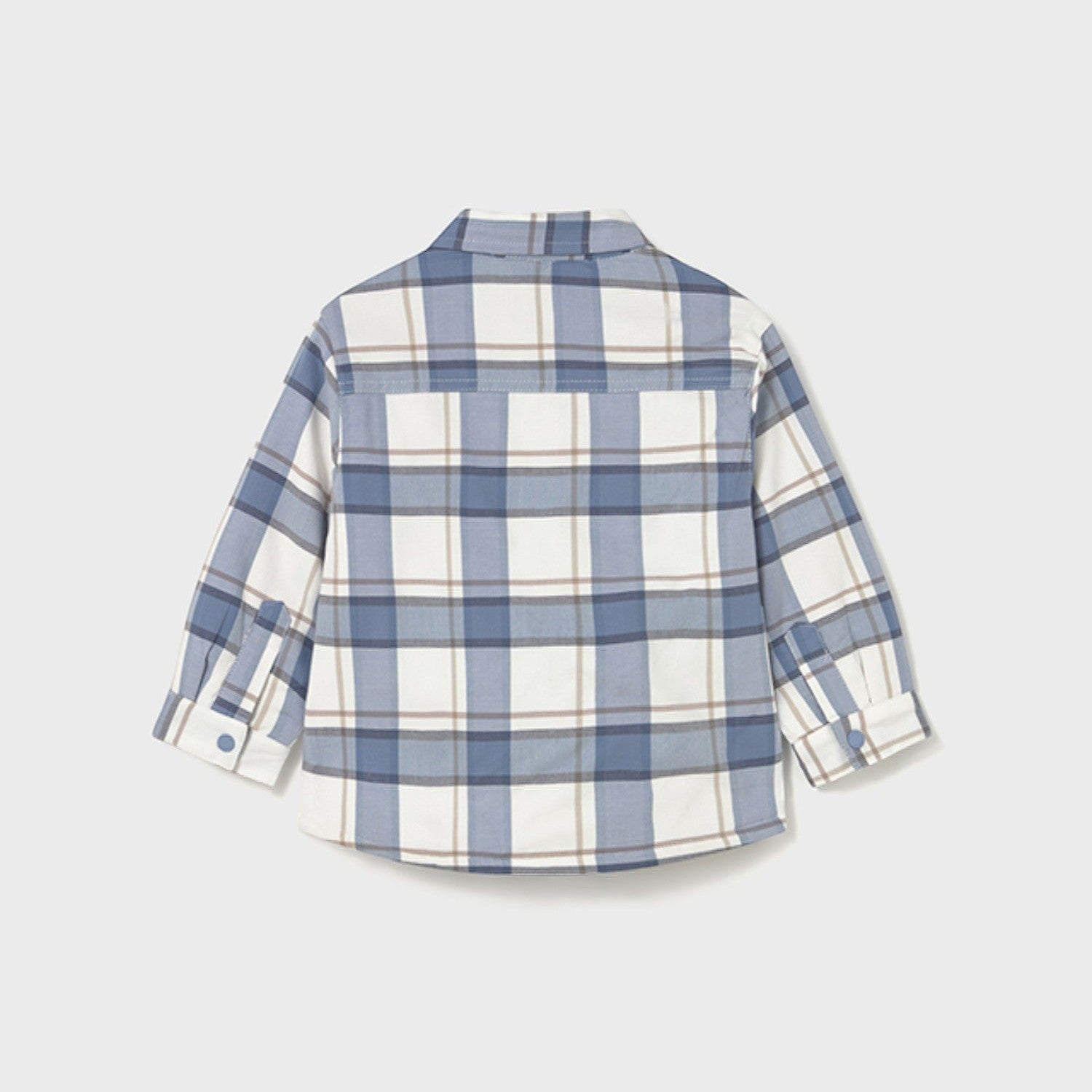 Camicia quadri foderato Bimbo AZZURRO 2104/84 - NANU' BABY