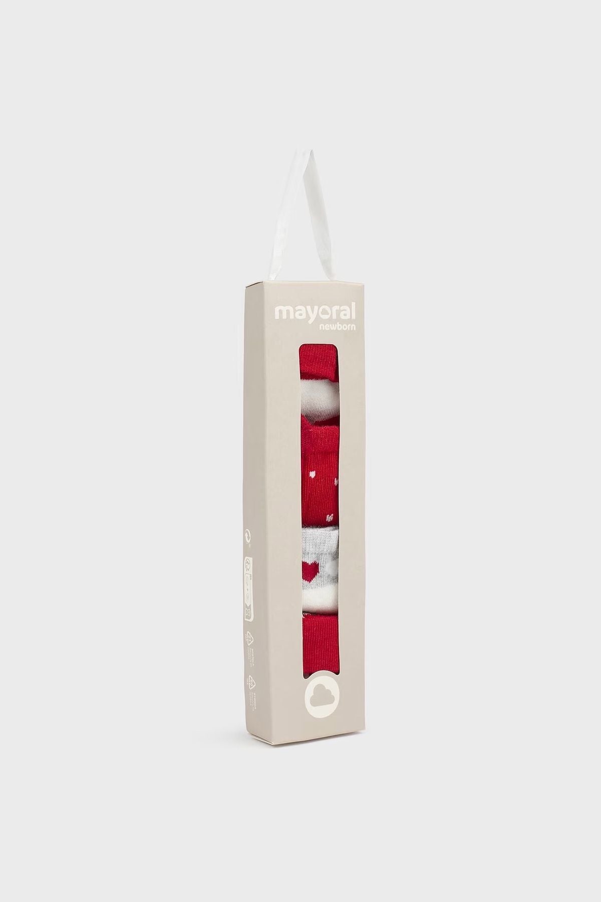 Set 4 Calze Rosso 9658/A - NANU' BABY