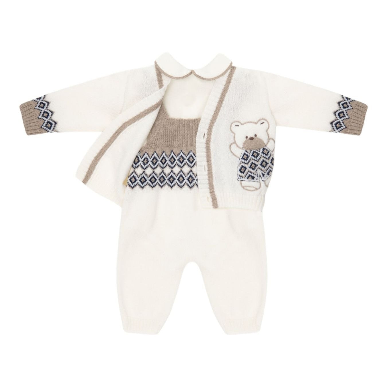 Completo nascita Orsetto Neonato VANIGLIA IB5131 - NANU' BABY