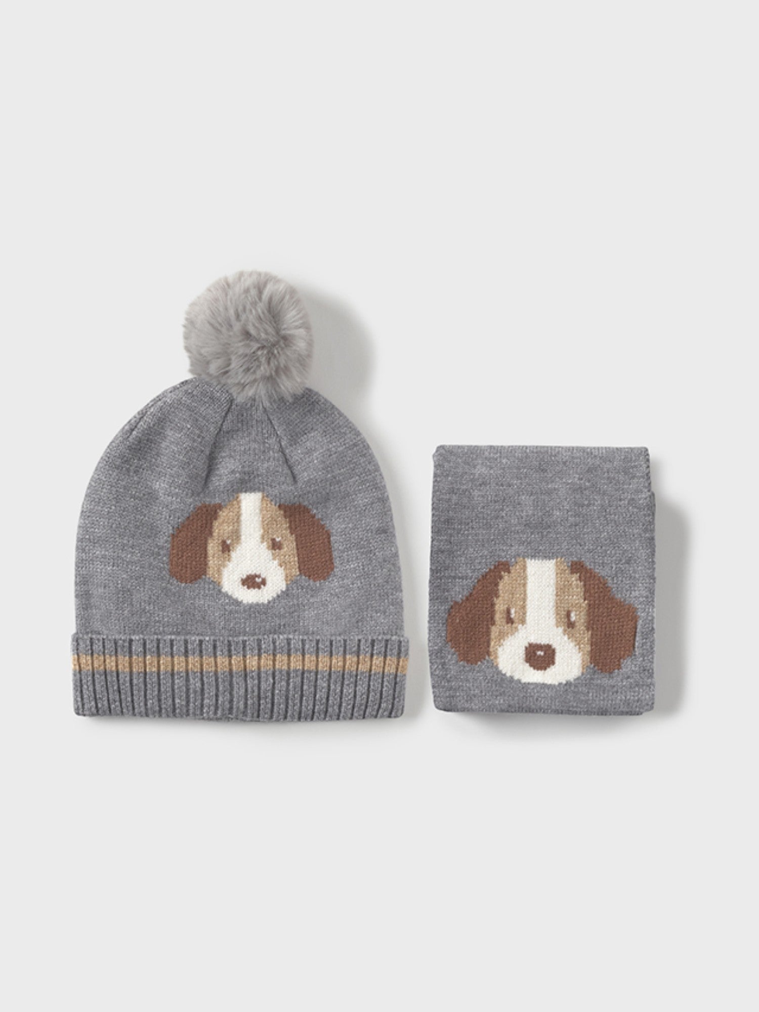 Comp.cappello e sciarpa Grigio 10018/61 - NANU' BABY