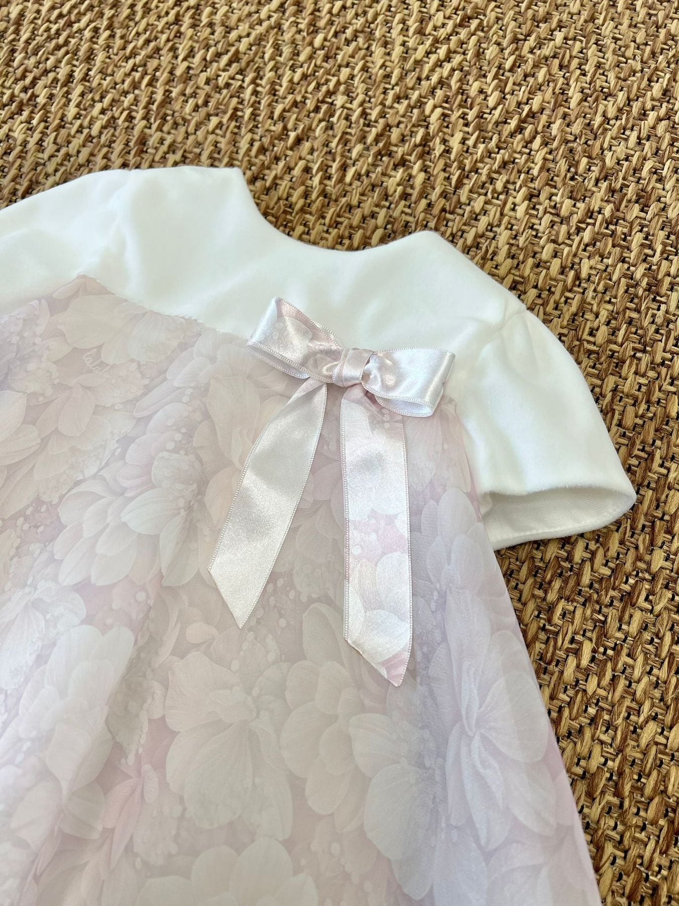 Abito Organza Bimba ROSA 7L-VTL07L - NANU' BABY