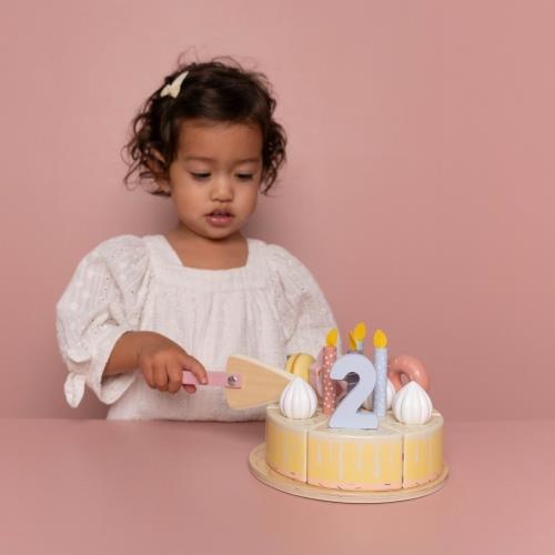 Torta di compleanno in legno - 26 pezzi AL CAMPIONE LD8015 - NANU' BABY