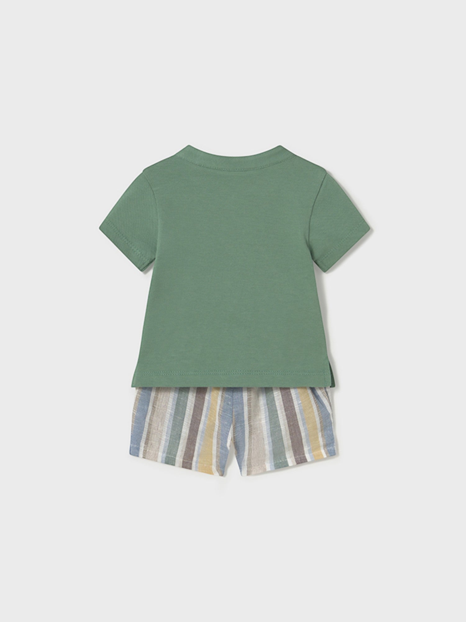 Completo pantalone corto e polo Bimbo VERDE 1217 /V - NANU' BABY