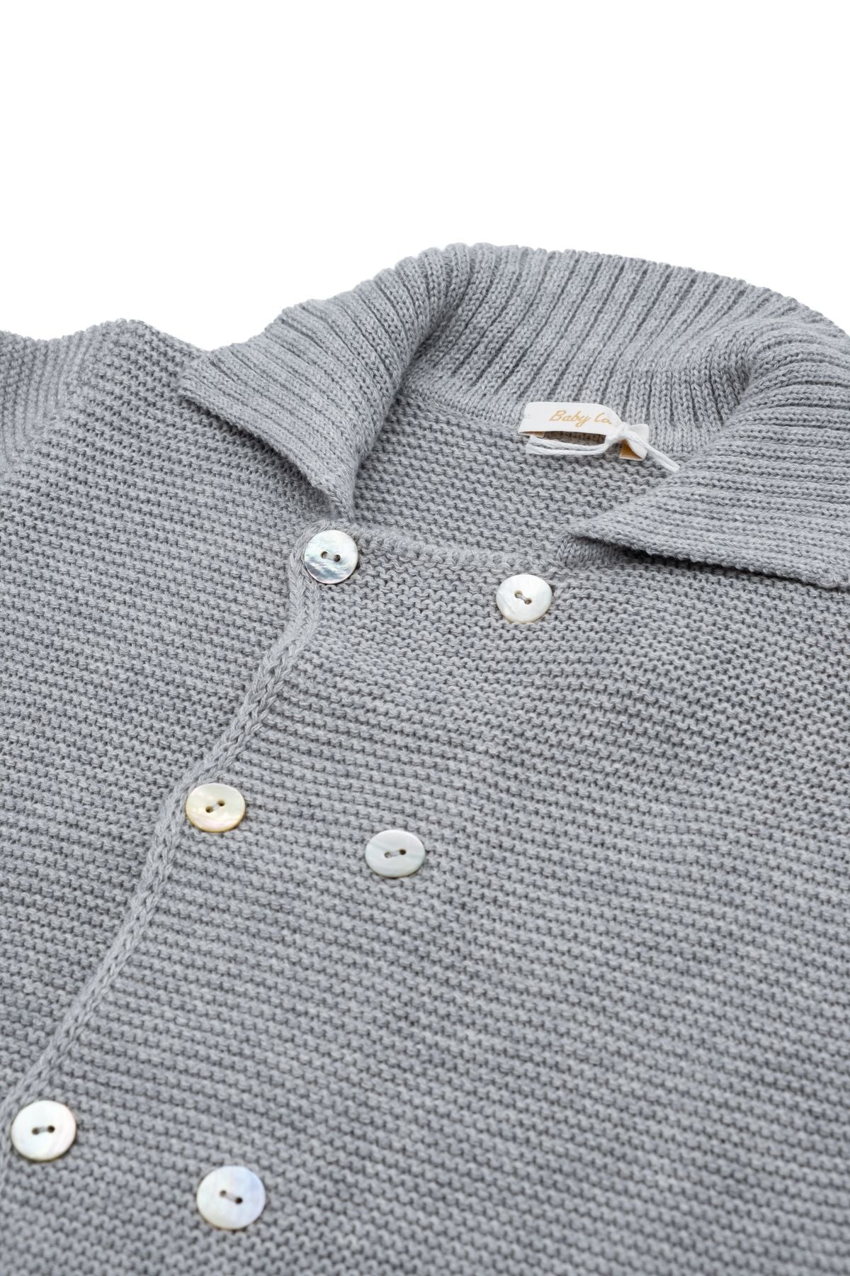 Giacca in filo di cotone Bimbo Grigio 861 - NANU' BABY