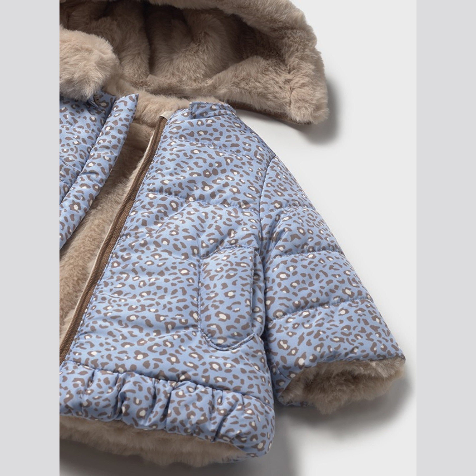 Cappotto Bimba AZZURRO 2404/50 - NANU' BABY