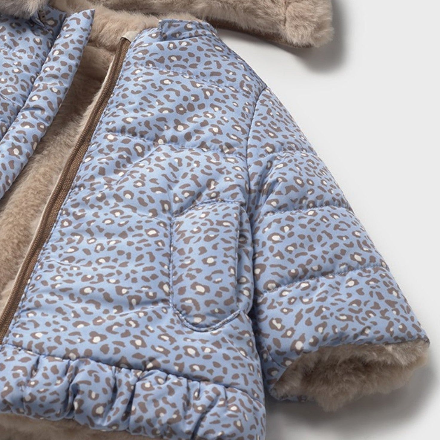 Cappotto Bimba AZZURRO 2404/50 - NANU' BABY