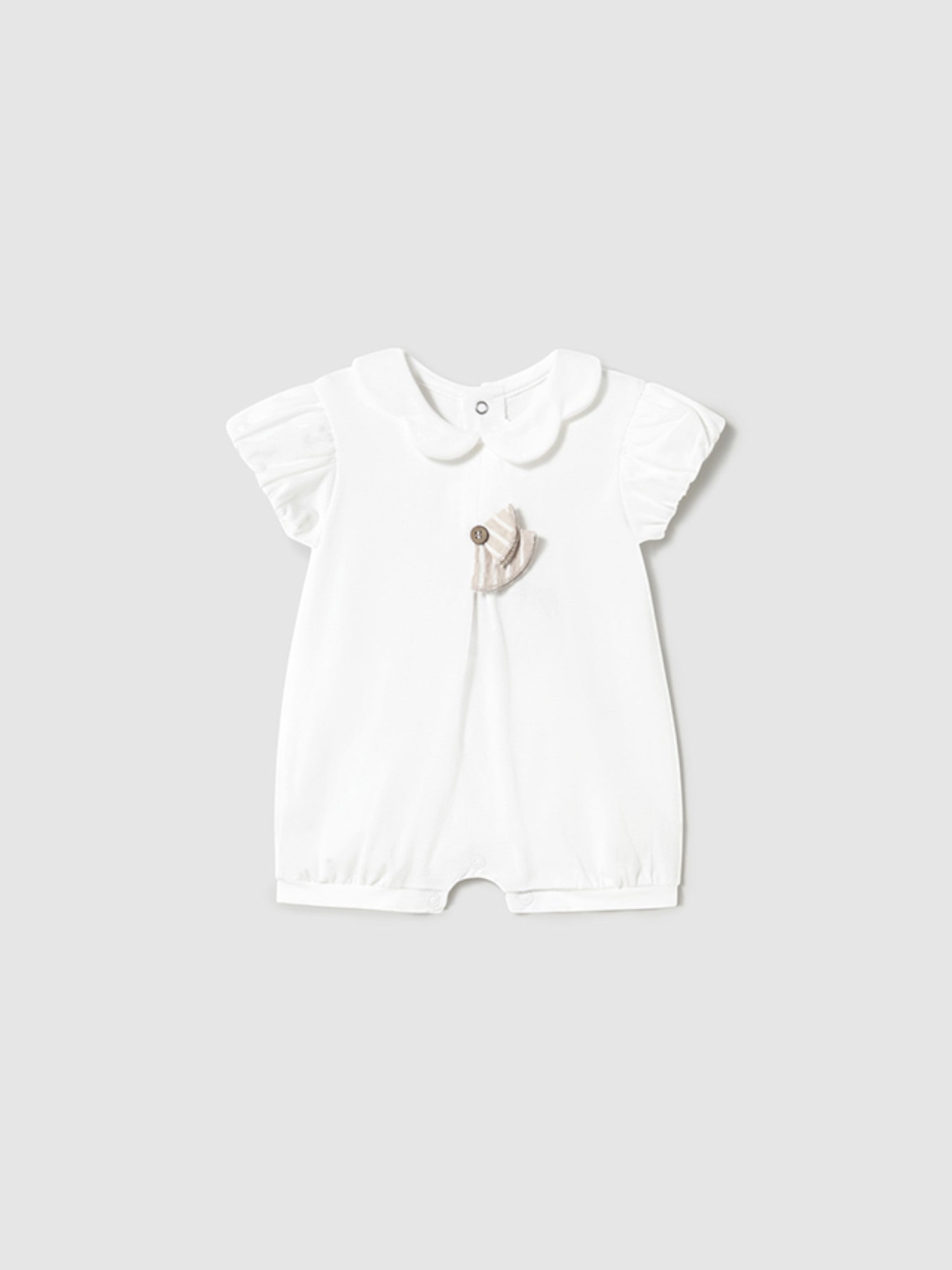 Set 2 pigiami corti Bimba BEIGE 1752 /BE - NANU' BABY