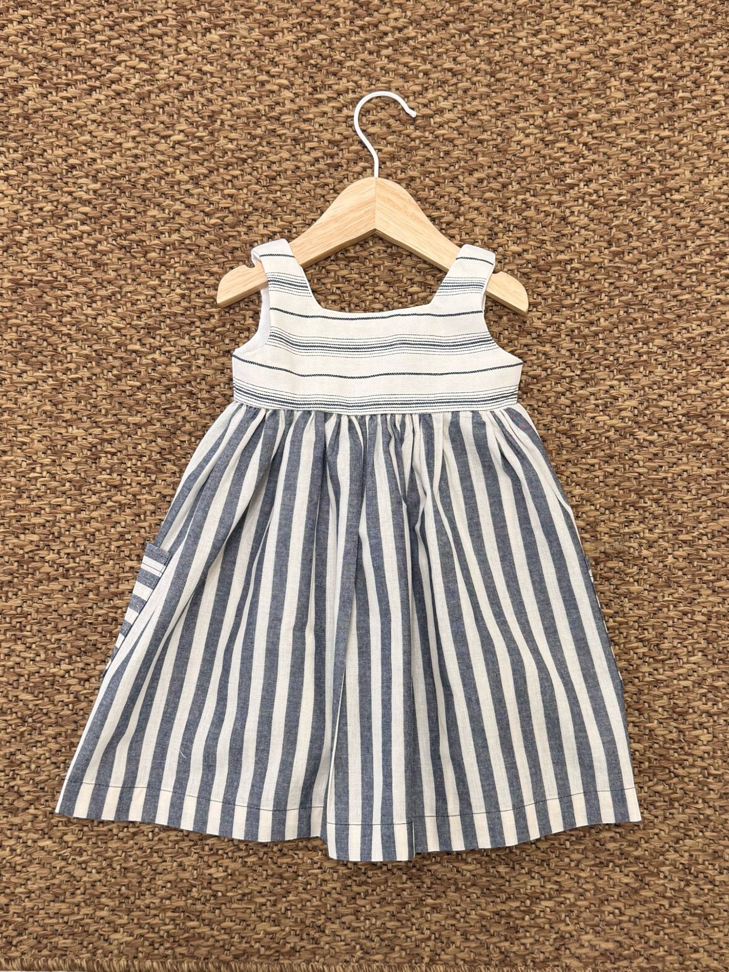Abito Tessuto Bimba BLU M31228/11 - NANU' BABY