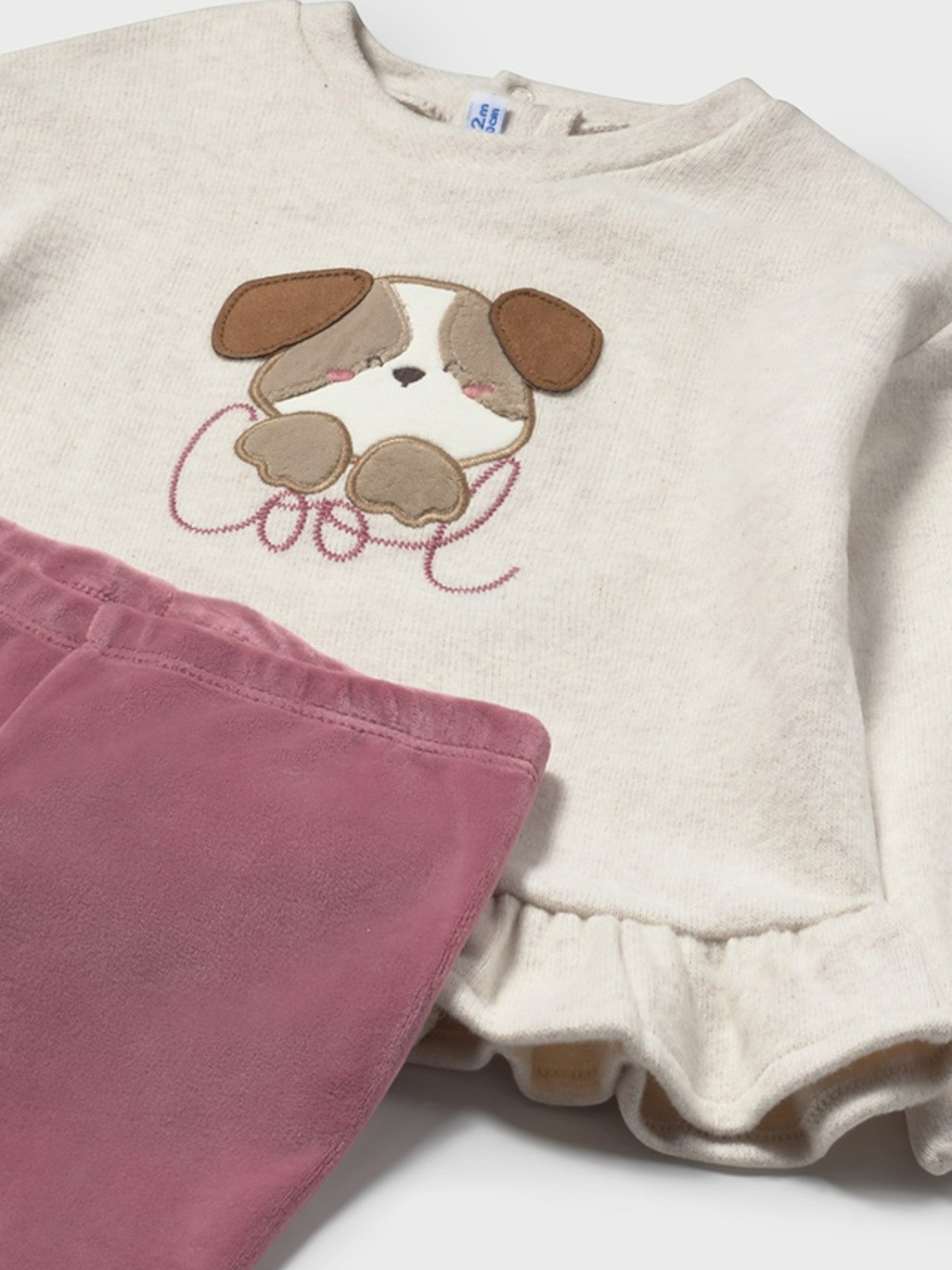 Completo leggings pullover Bimba Rosa 2738/28 - NANU' BABY