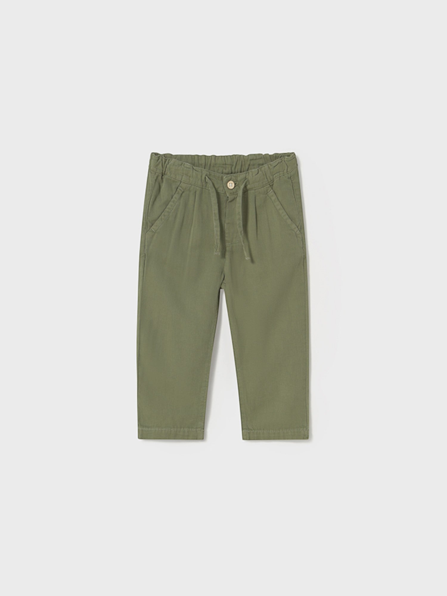 Pantalone lino relaxed Bimbo VERDE 1580/79 - NANU' BABY