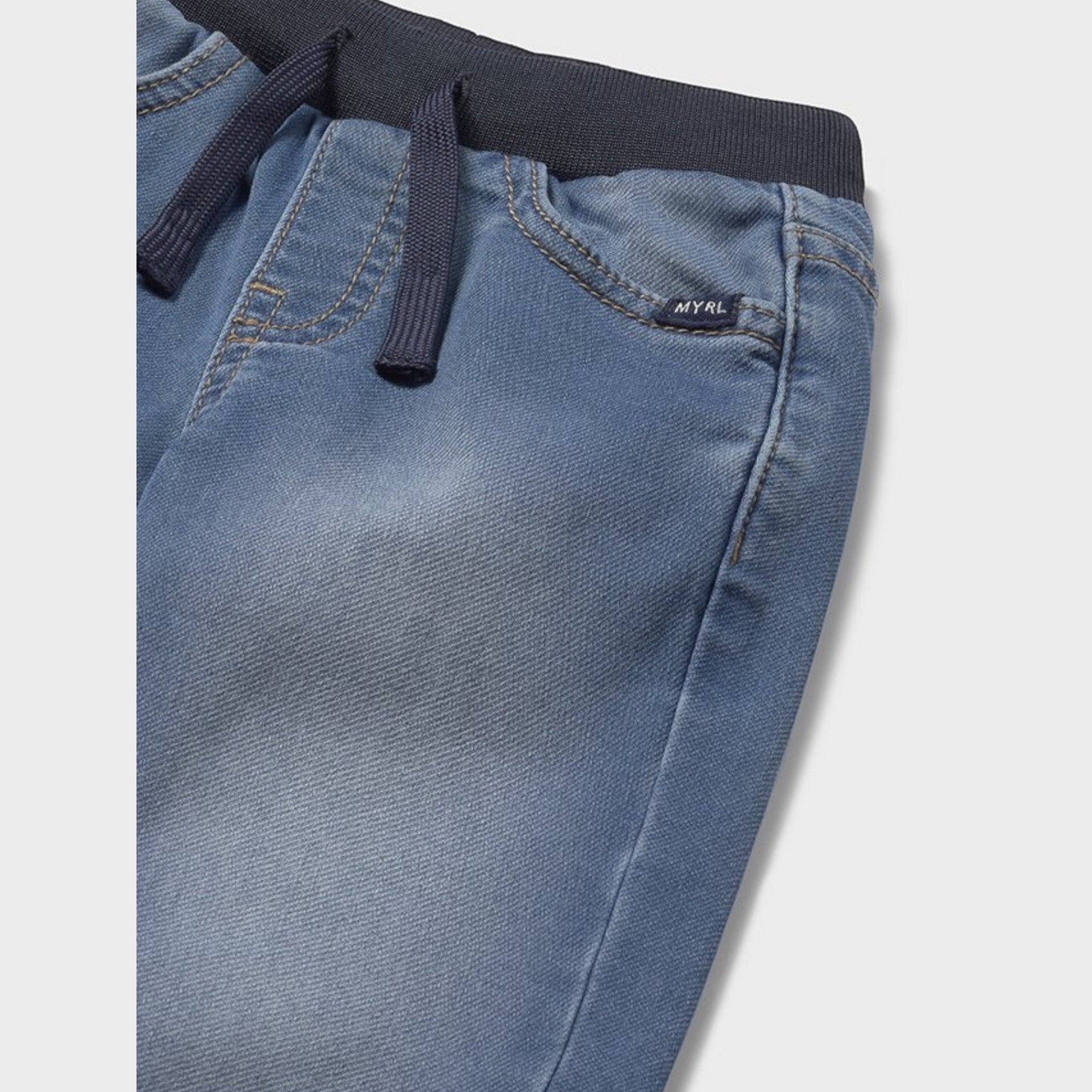 Pantalone soft denim jogger Bimbo Blu 2508/95 - NANU' BABY
