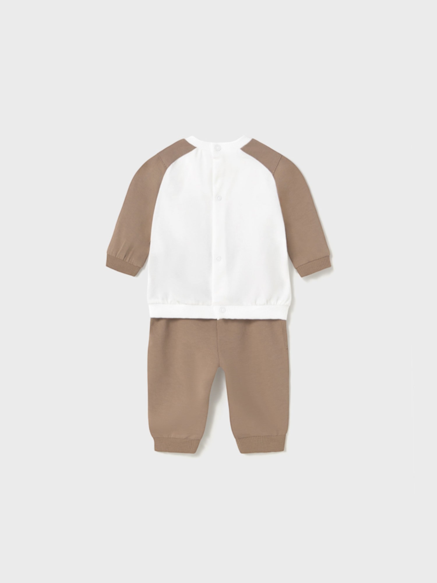 Completo 4 pezzi lungo Bimbo MARRONE 1612 /M - NANU' BABY