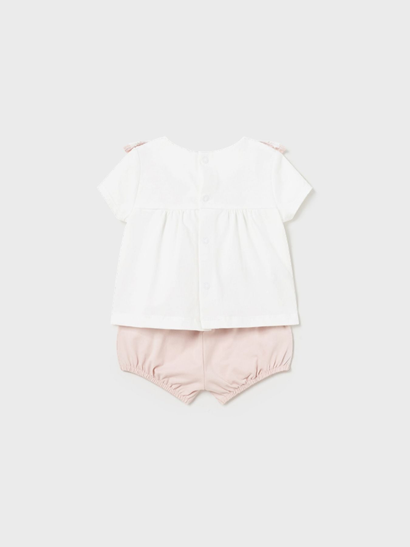 compl.4 pezzi corto Bimba ROSA CIPRIA 1610/N - NANU' BABY
