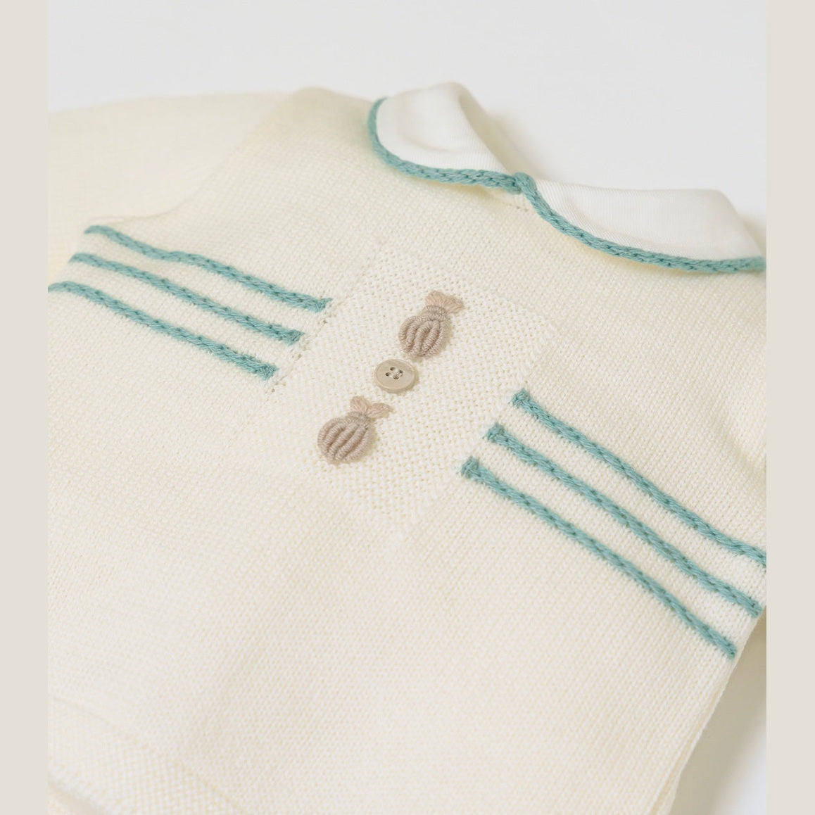 Completo nascita Neonato VANIGLIA IN6650 - NANU' BABY