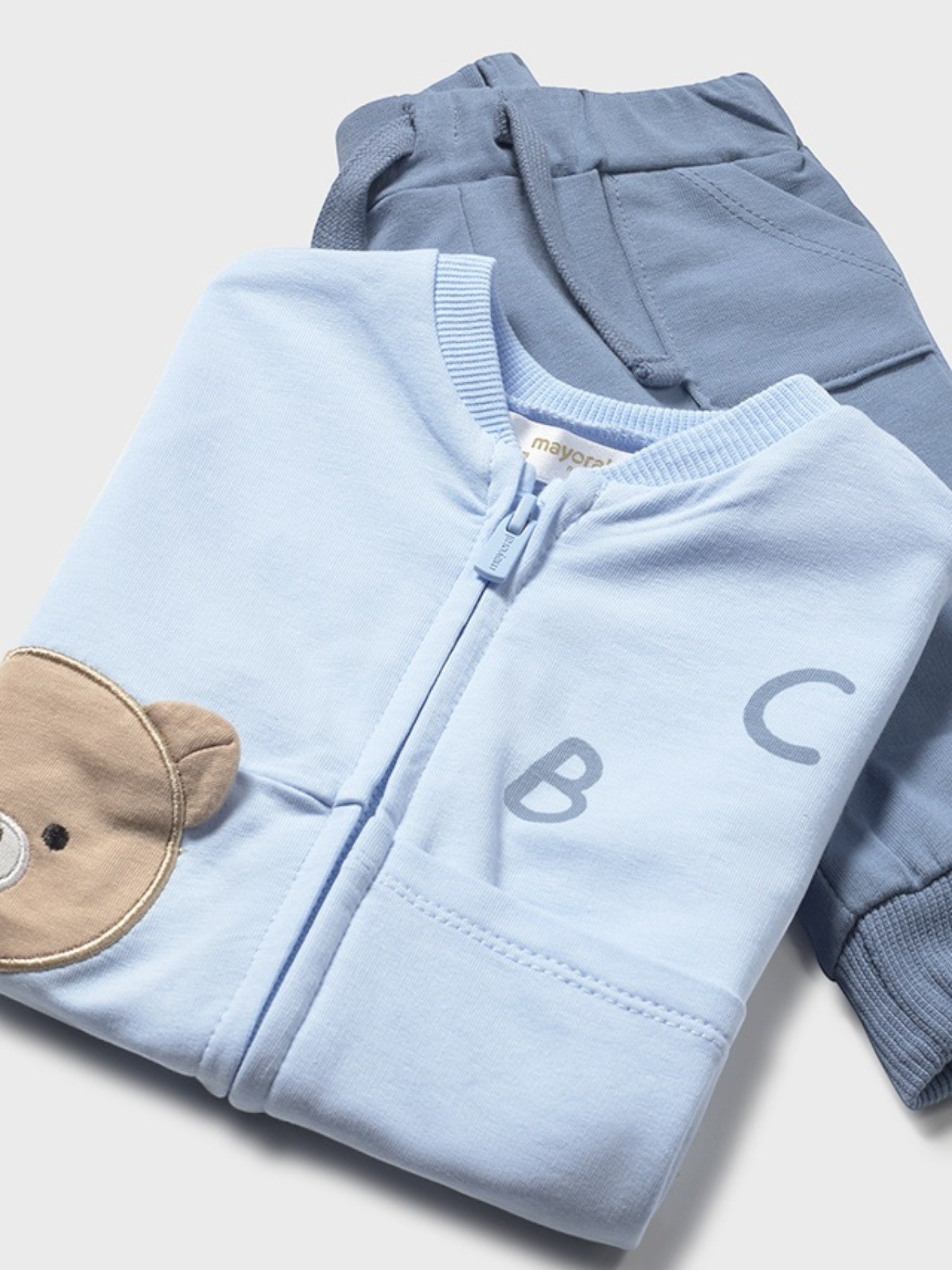 Tuta 3 pezzi maglietta Bimbo CIELO 1802 /C - NANU' BABY