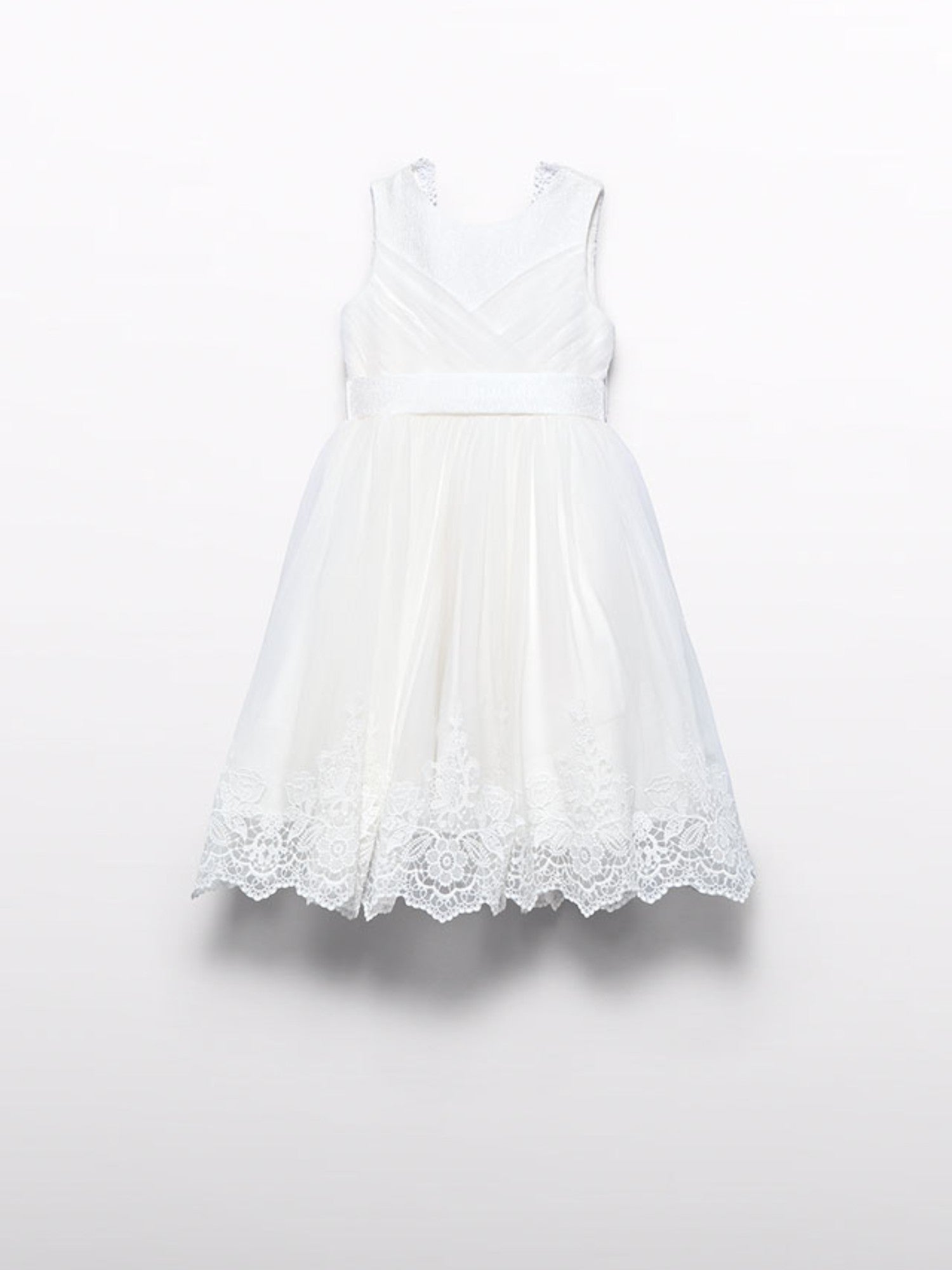 Abito ricamato Bimba PANNA 5033 /7 - NANU' BABY
