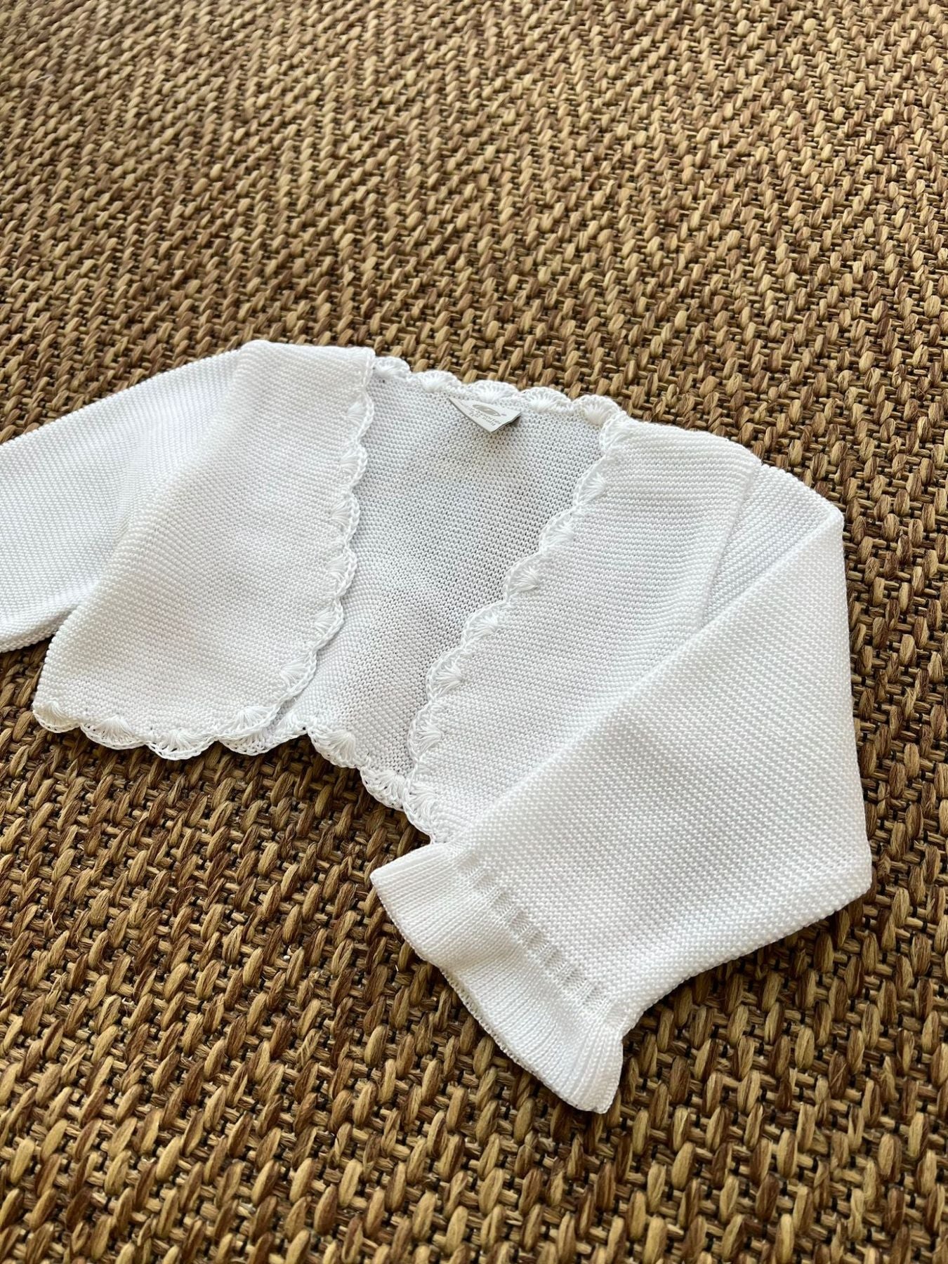 Giacchina Bimba BIANCO EN82345 - NANU' BABY