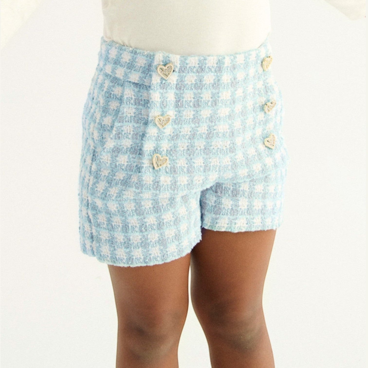 Bermuda quadri lurex Bimba Verde 5719/9 - NANU' BABY