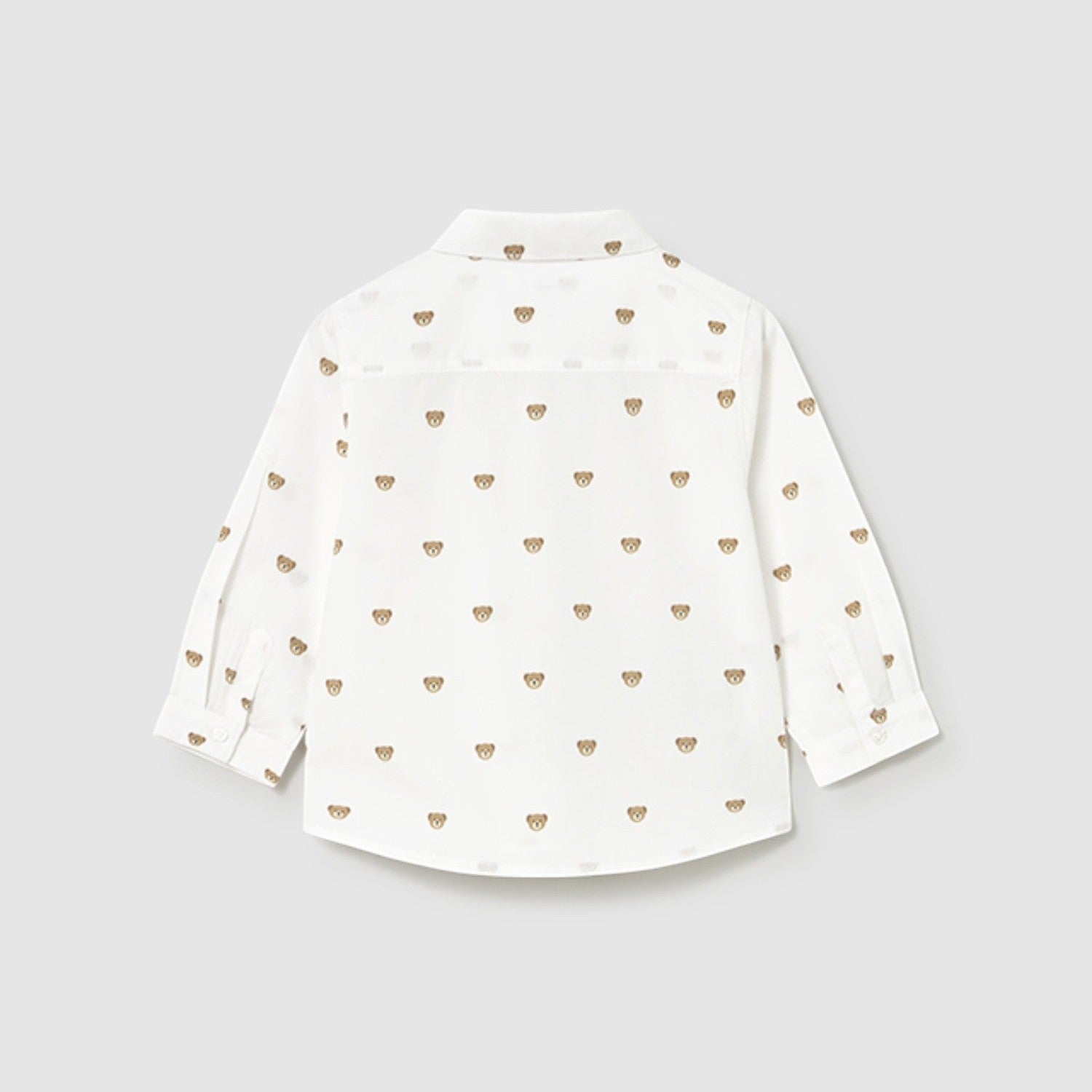 Camicia m/l stampata Bimbo Bianco 2107/87 - NANU' BABY