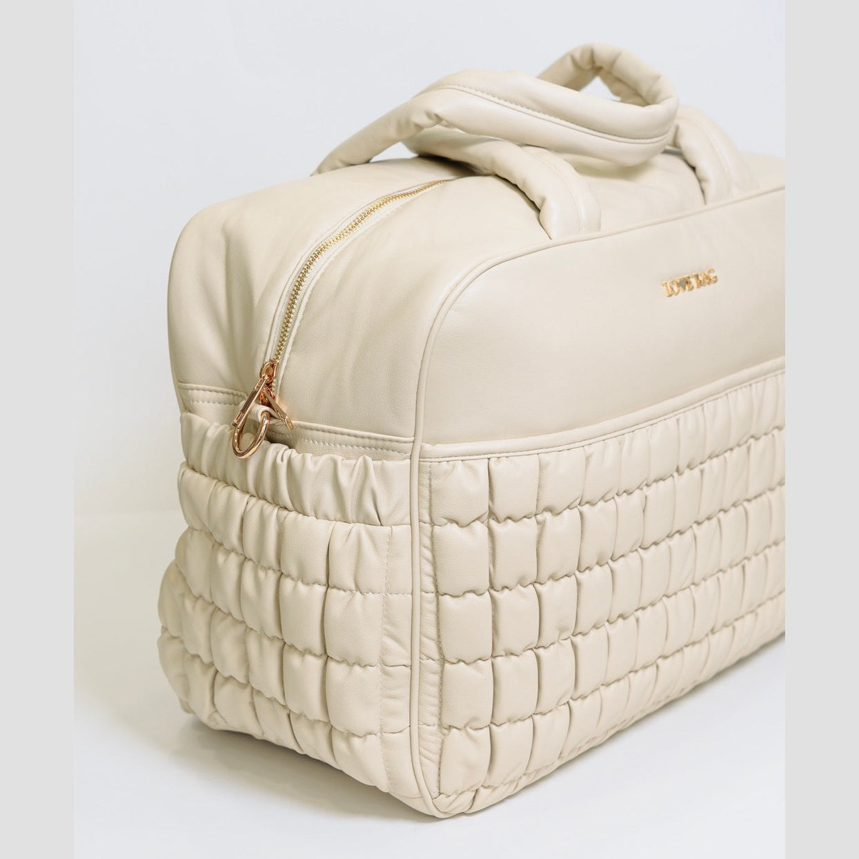 BORSA 48 ORE L ECO PELLE BEIGE - NANU' BABY