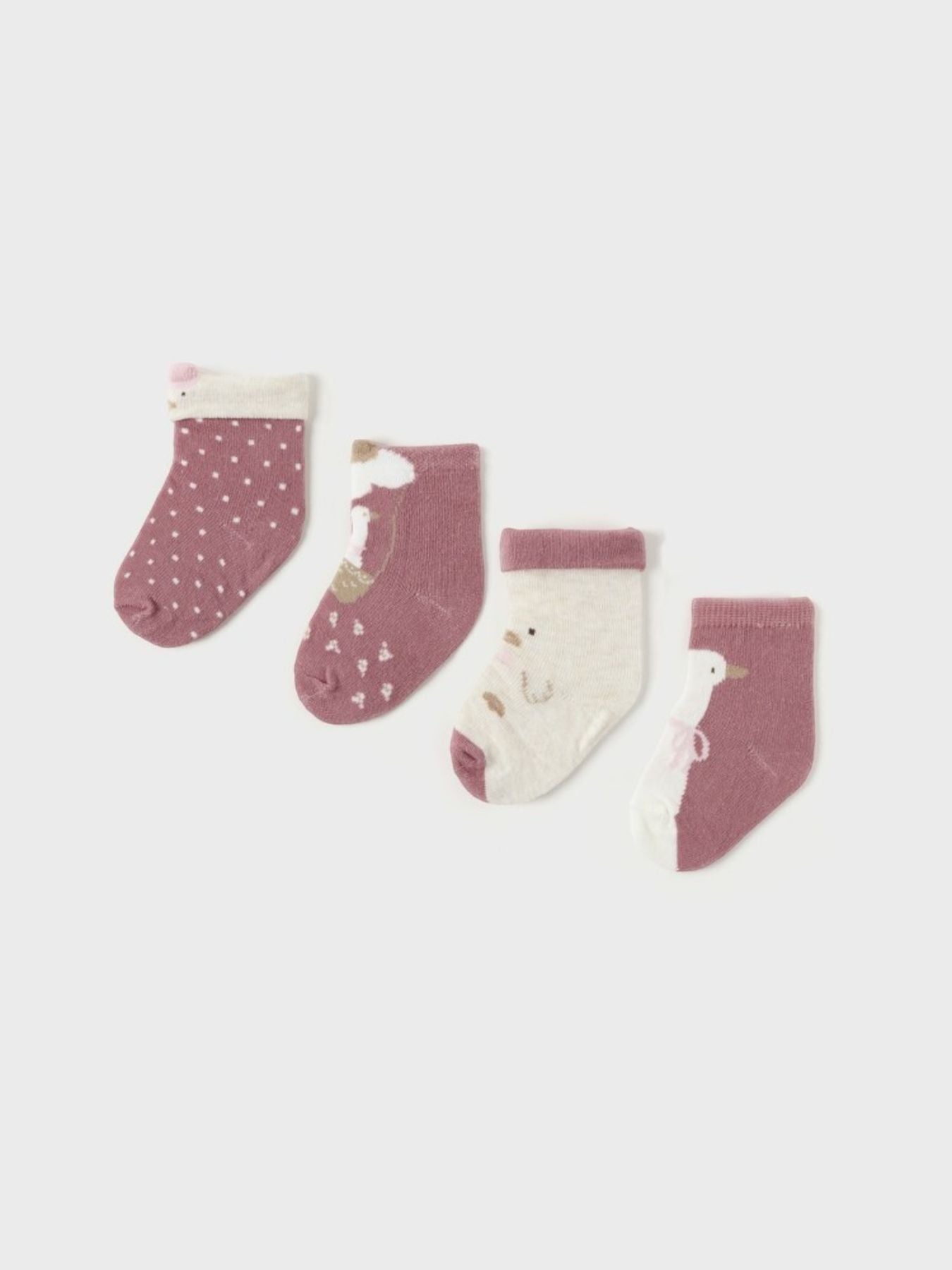 Set 4 calze ROSA 2G-9762/R - NANU' BABY