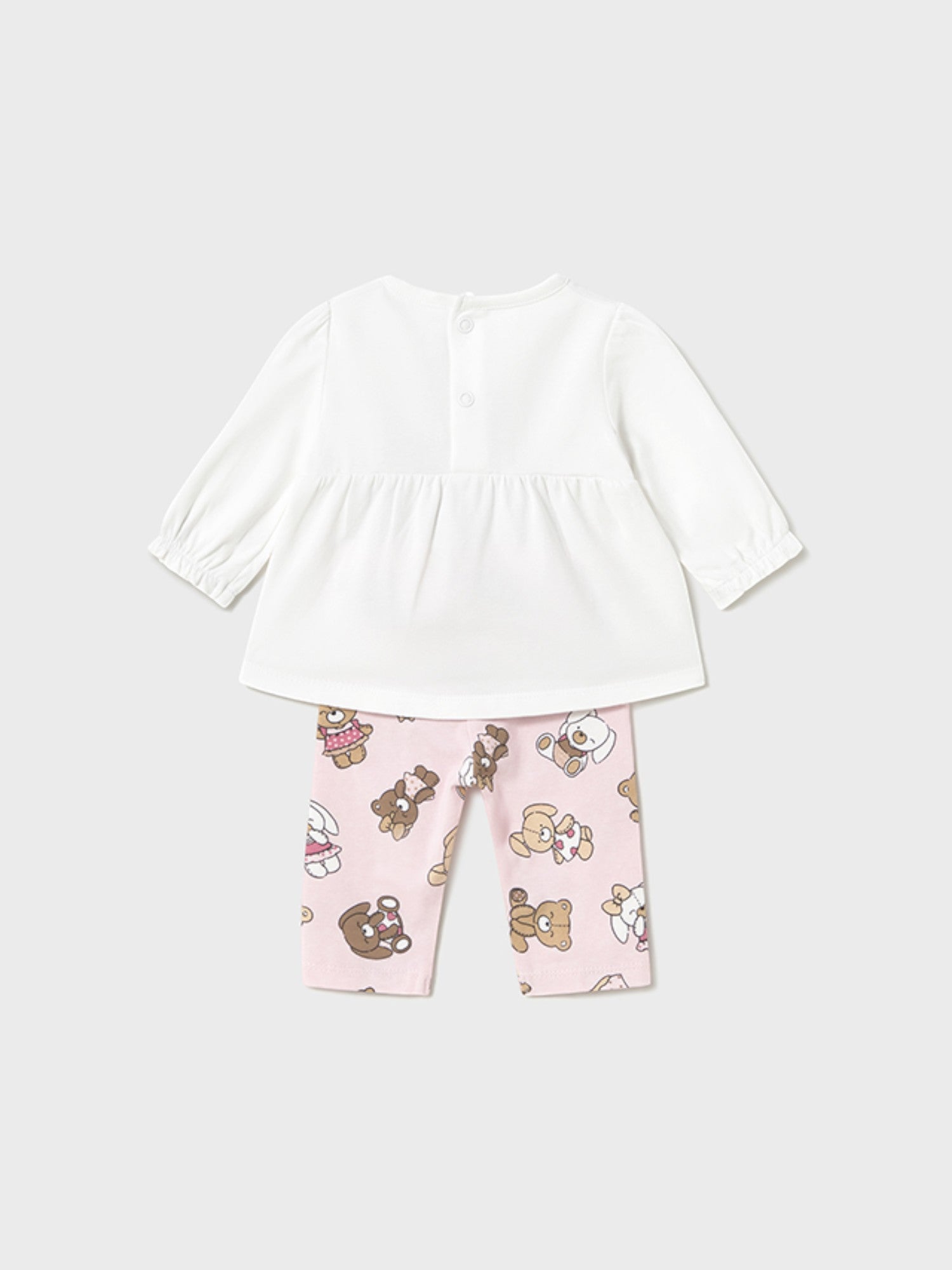 Completo leggings 4 pezzi Bimba ROSA 1760 /R - NANU' BABY