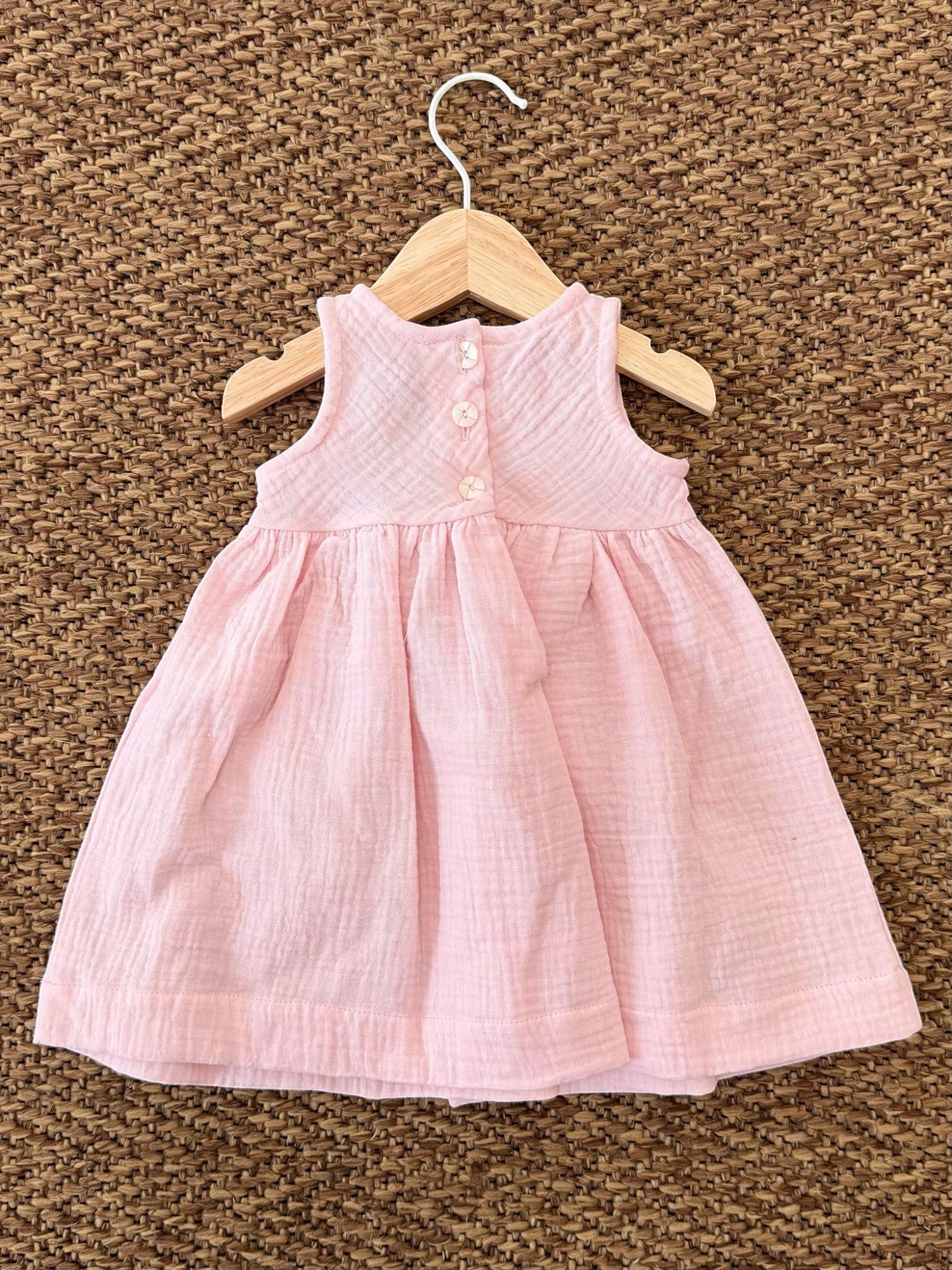 Abito Tessuto Bimba ROSA M31221/560 - NANU' BABY